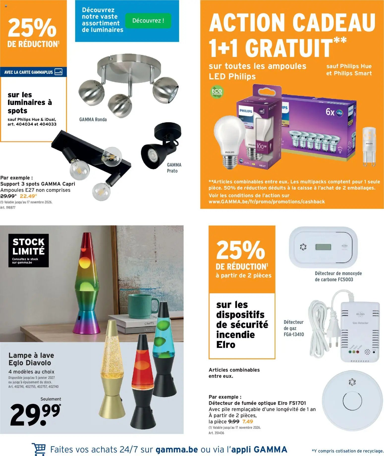 GAMMA publicité