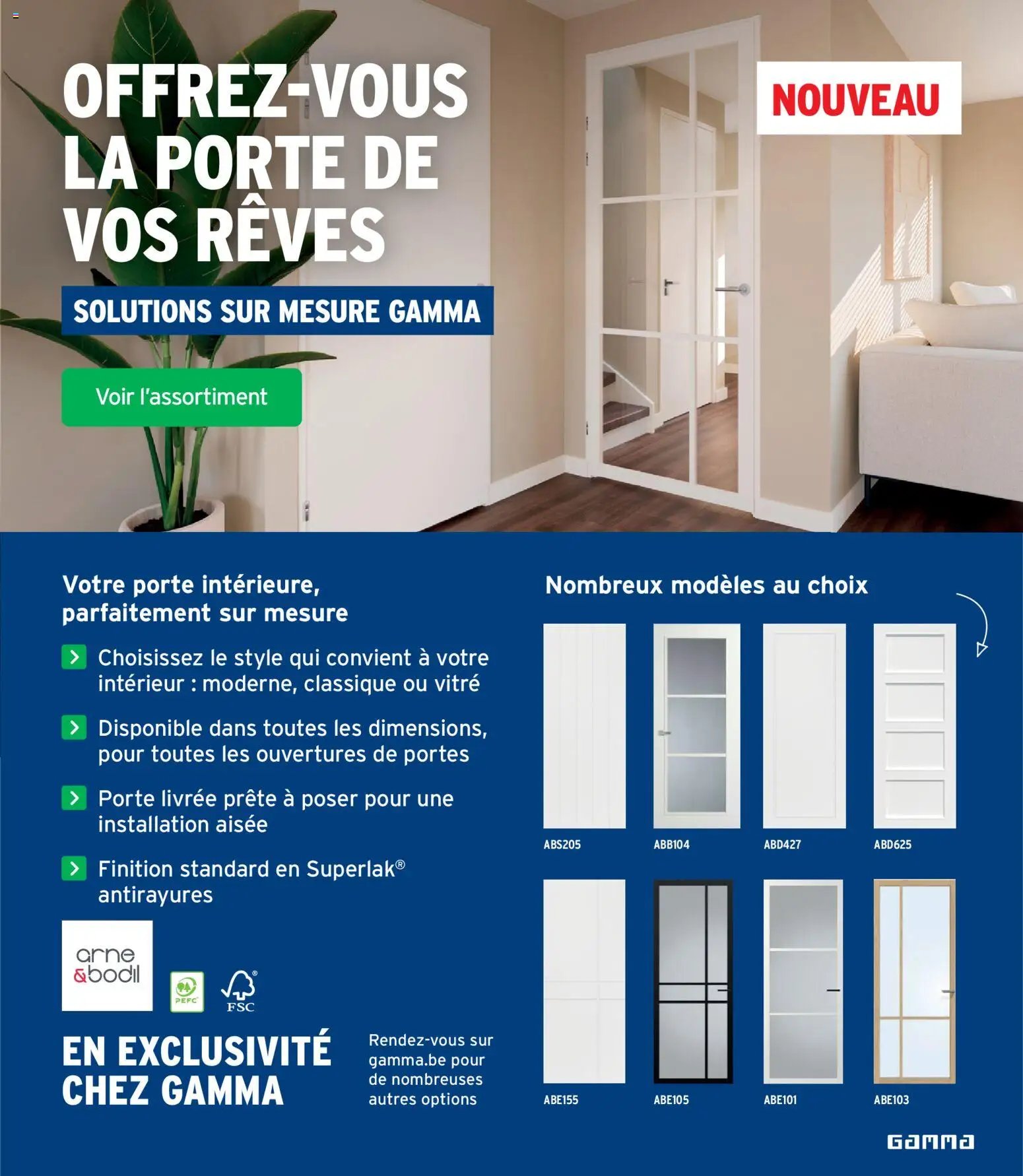 GAMMA publicité