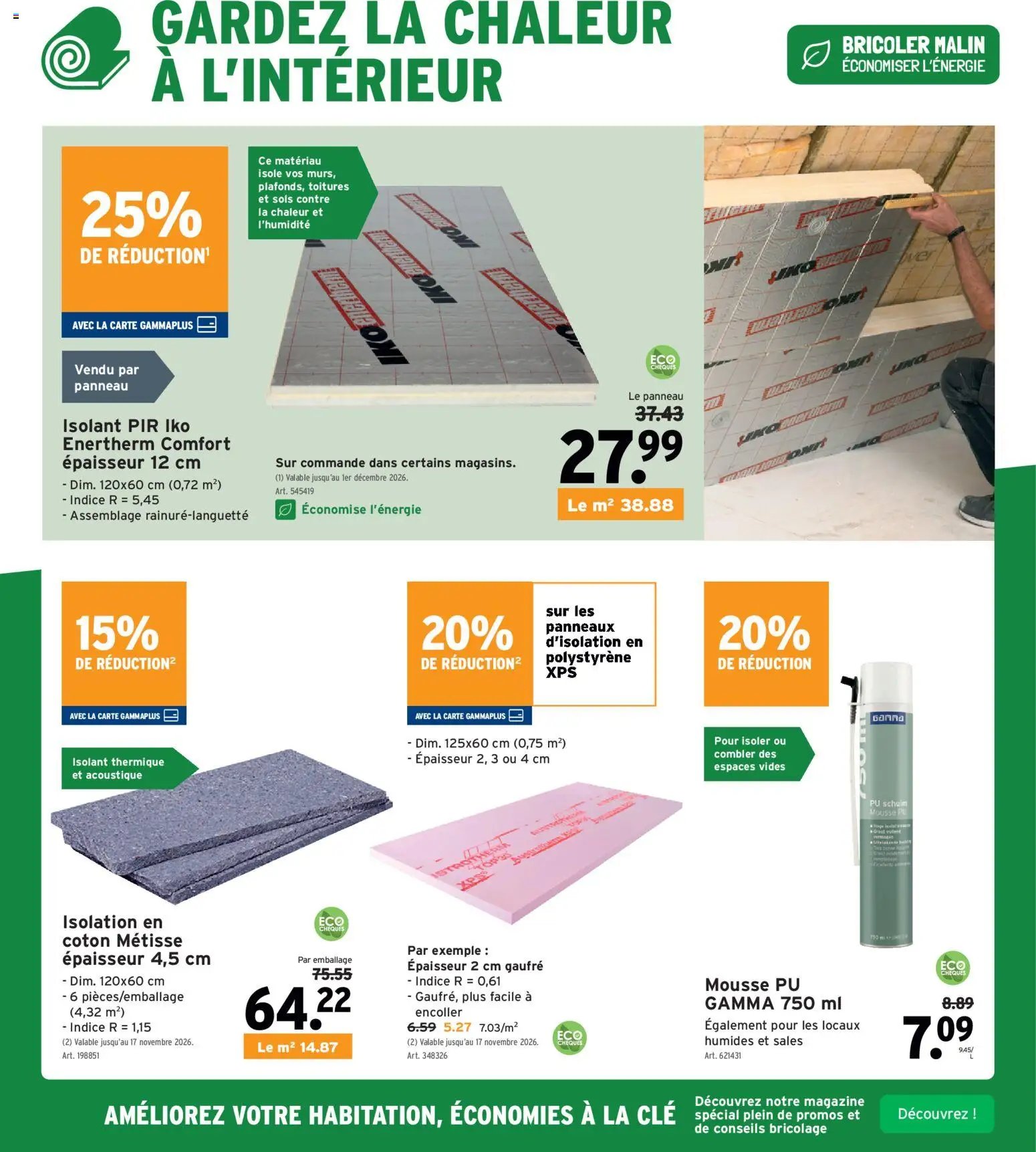 GAMMA publicité