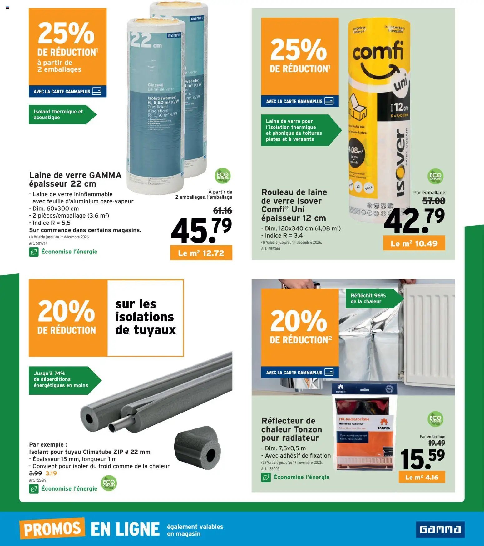 GAMMA publicité