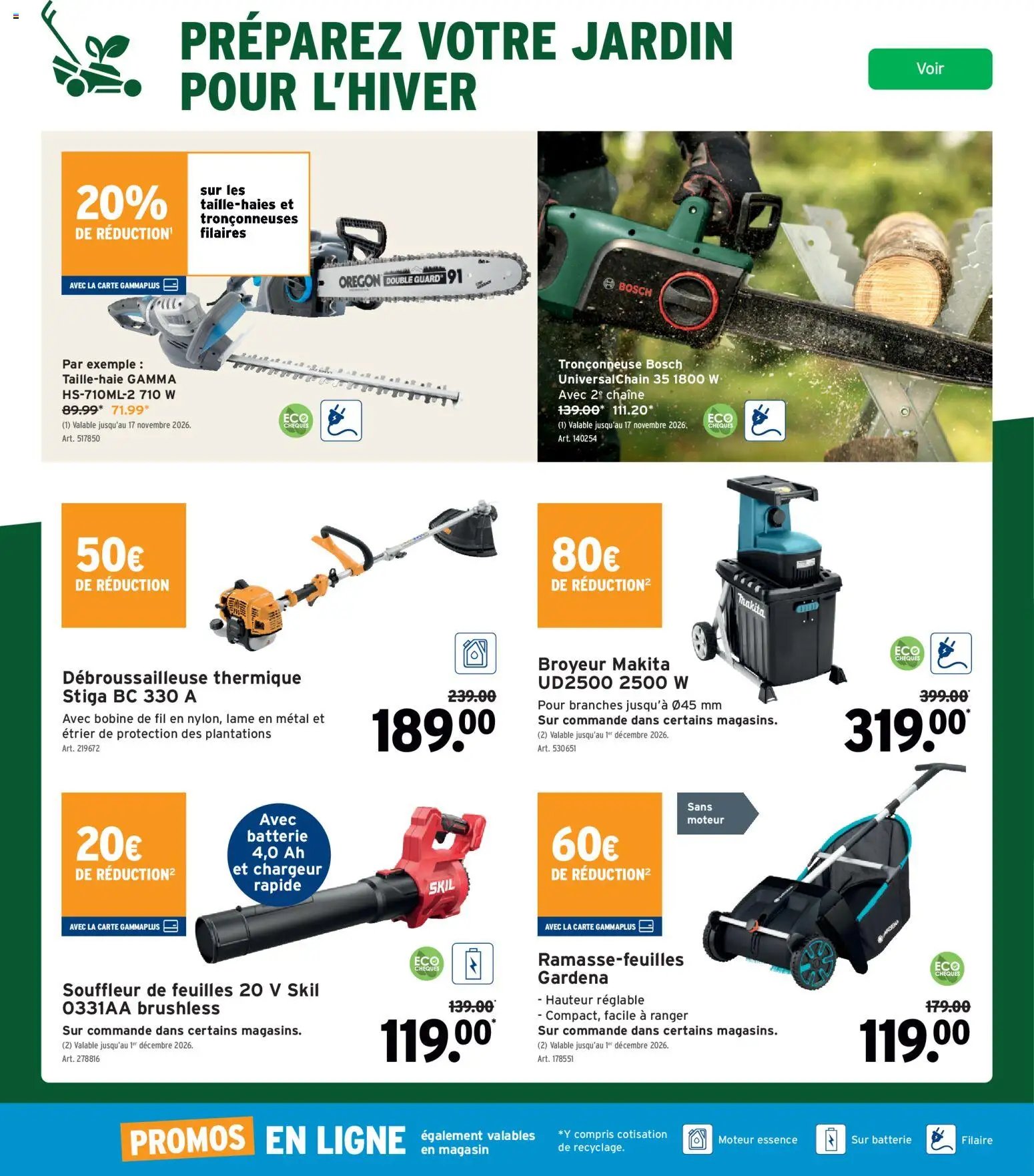 GAMMA publicité