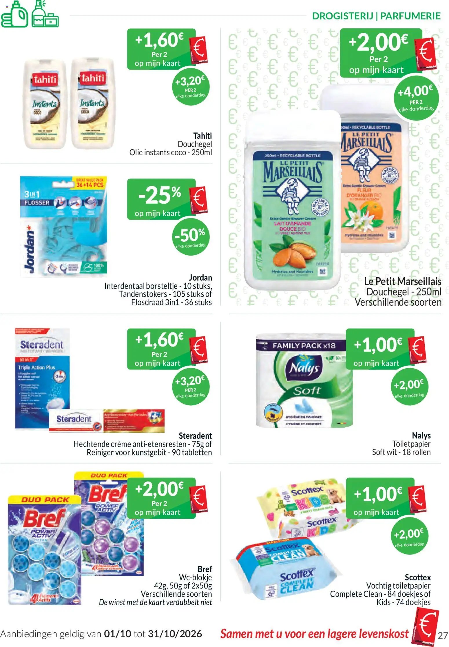 Intermarché - De oktoberaanbeidingen met de Intermarché-kaart