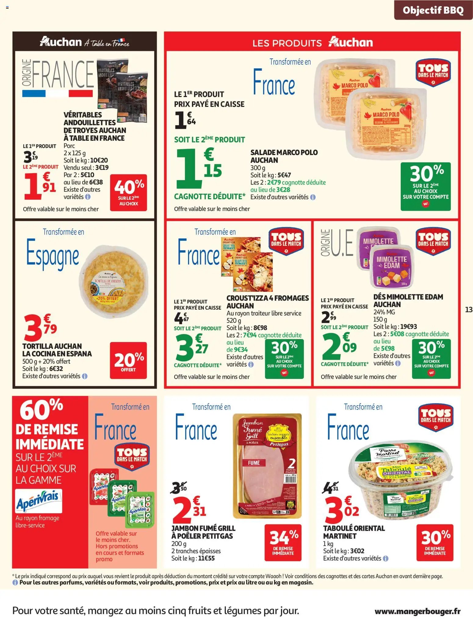 Auchan folder / publicité