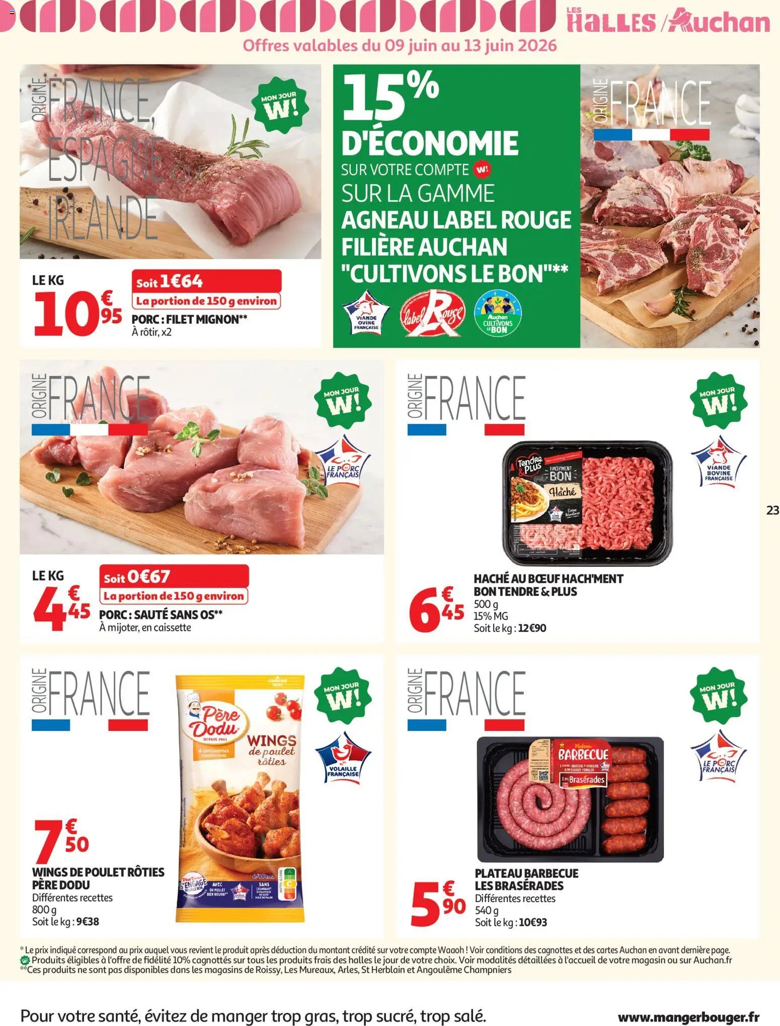Auchan folder / publicité