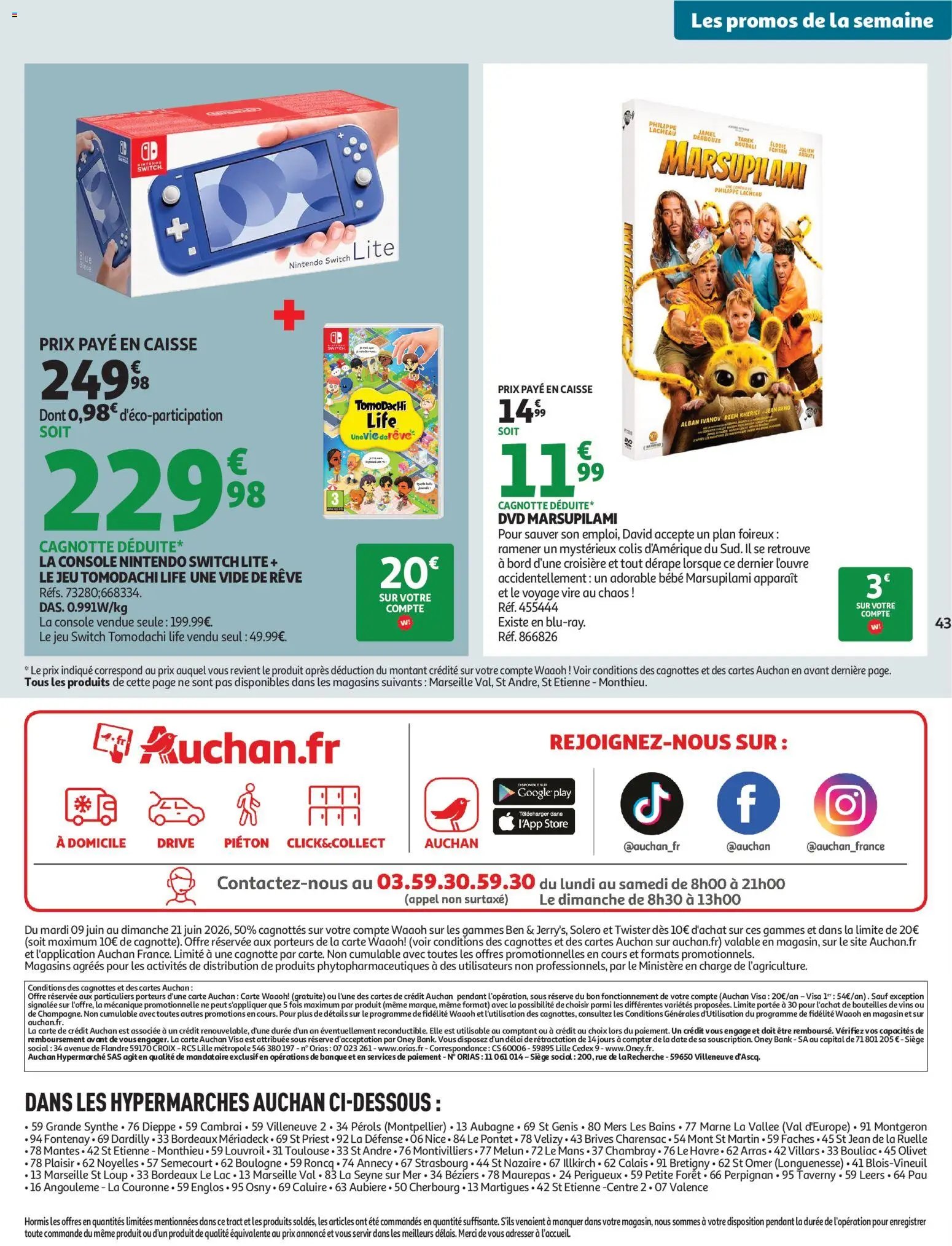Auchan folder / publicité
