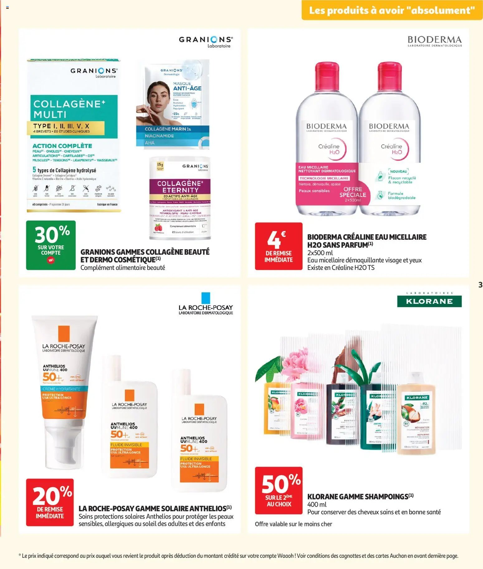 Auchan Parapharmacie, beauté (2026-04-28 - 2026-05-31)