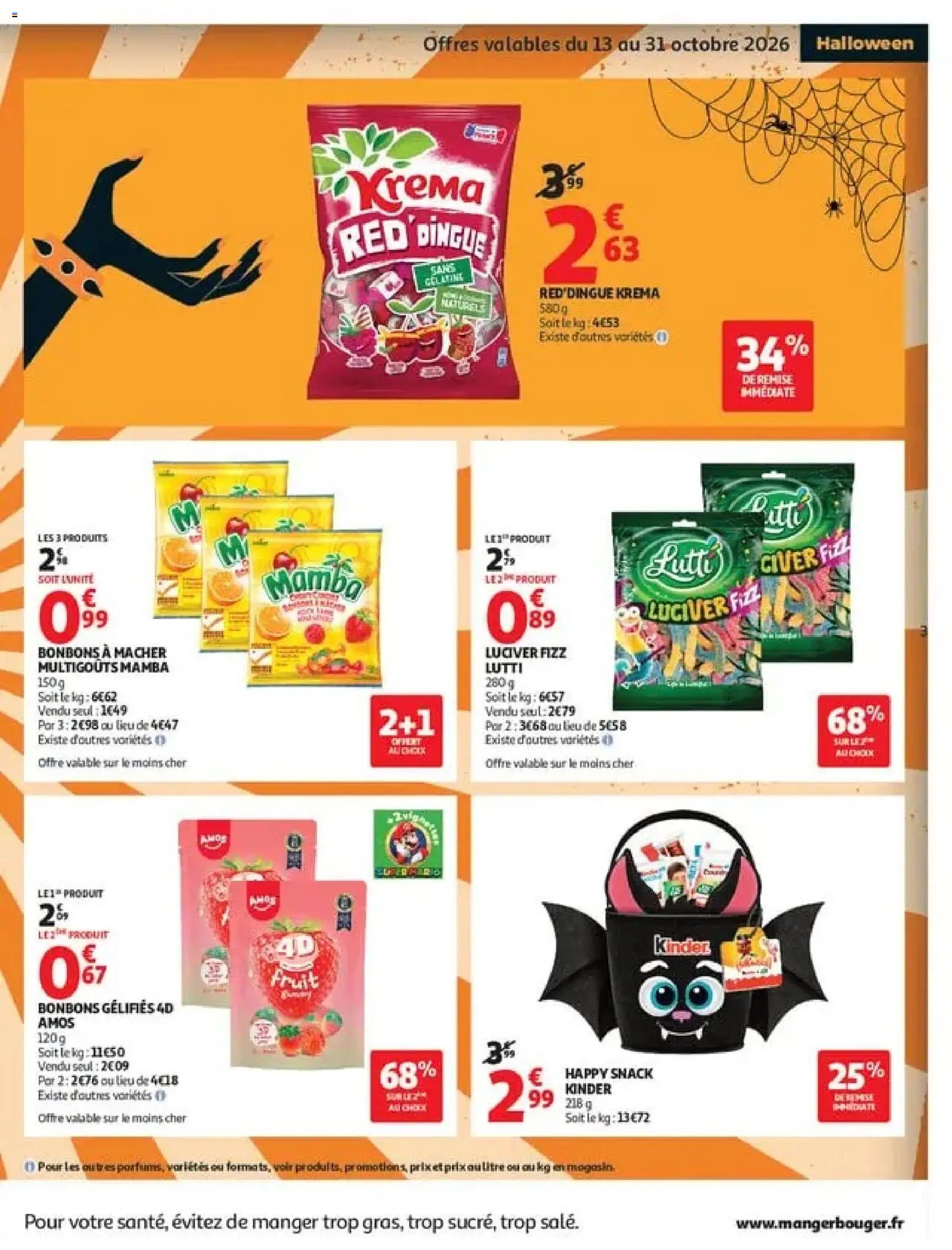 Auchan - Halloween supers