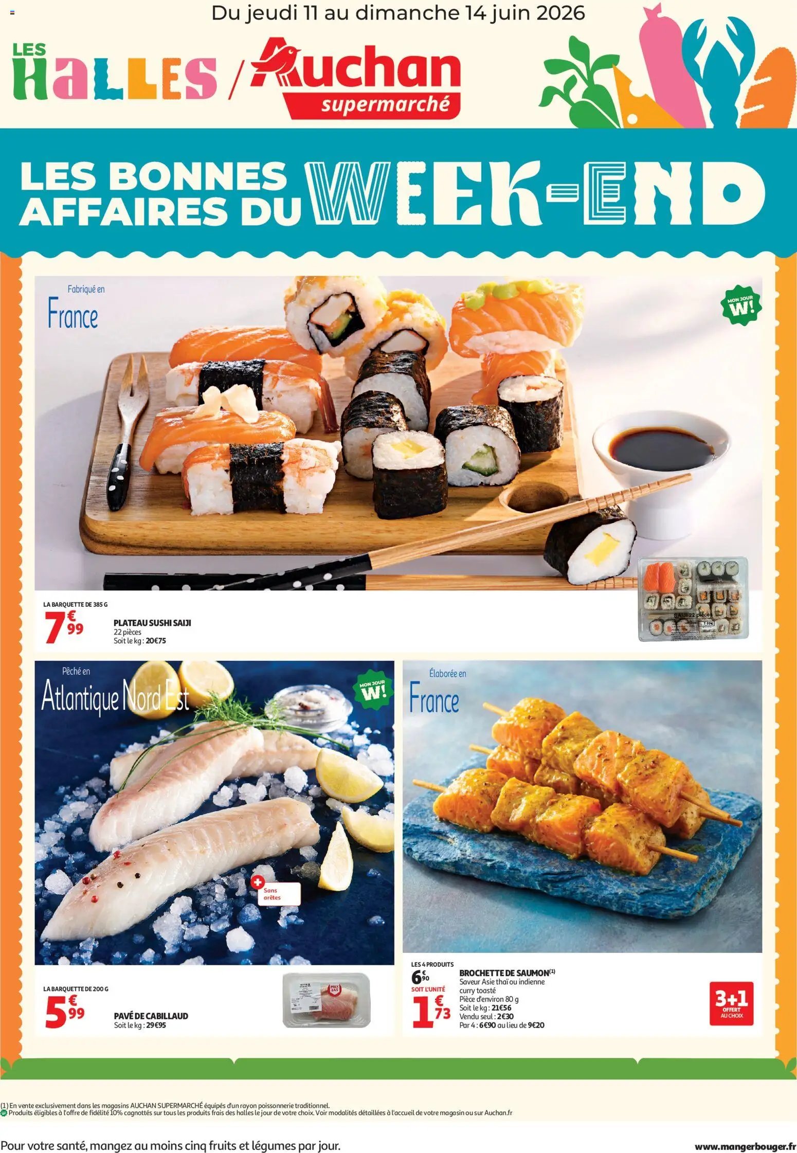 Auchan  Les bons plans du week-end dans votre super !