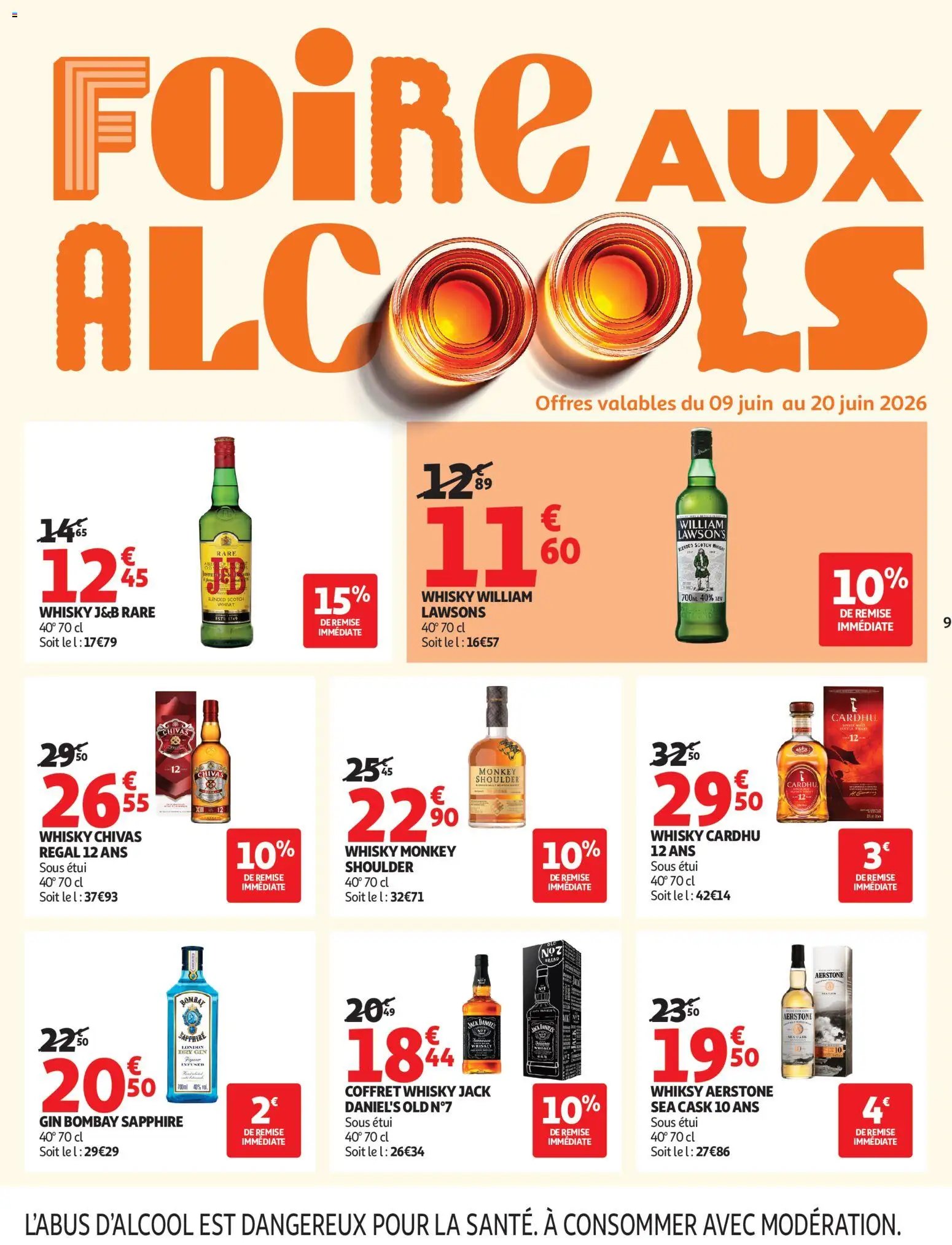 Auchan Halles & alcools supers