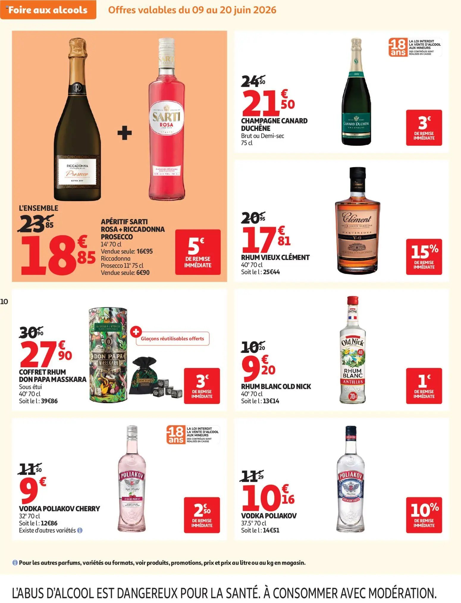 Auchan Halles & alcools supers