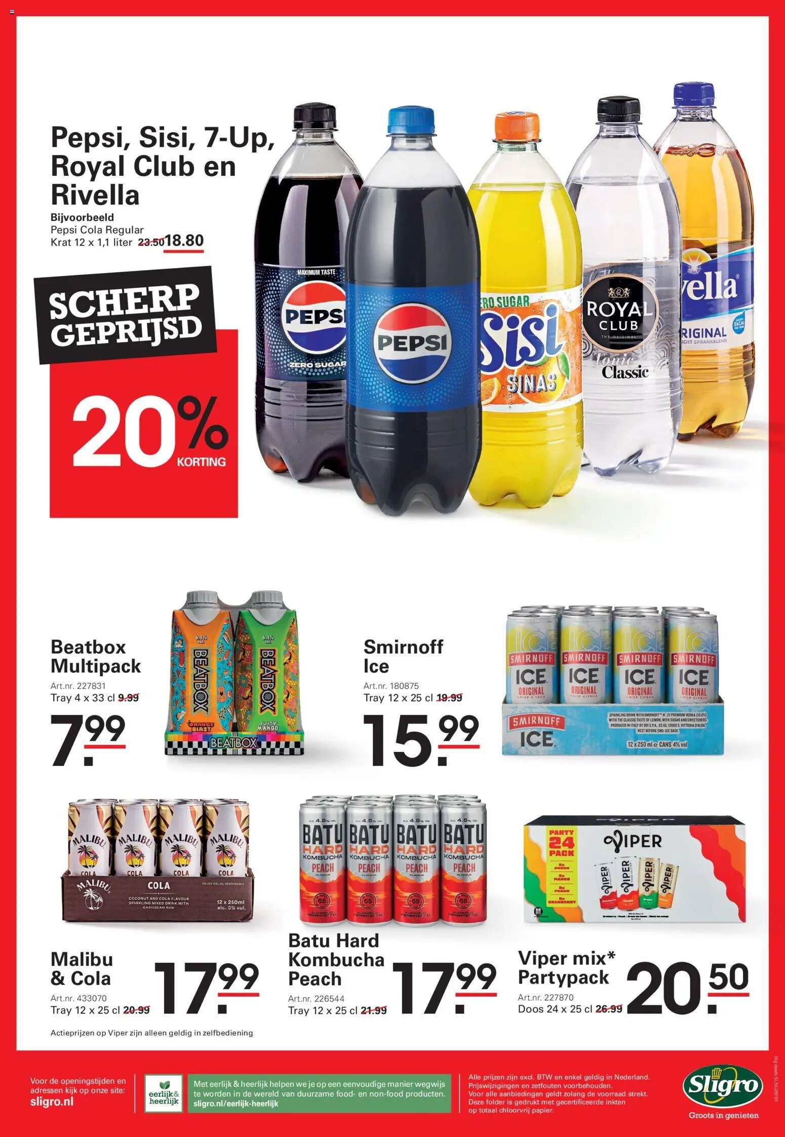 Sligro folder / publicité