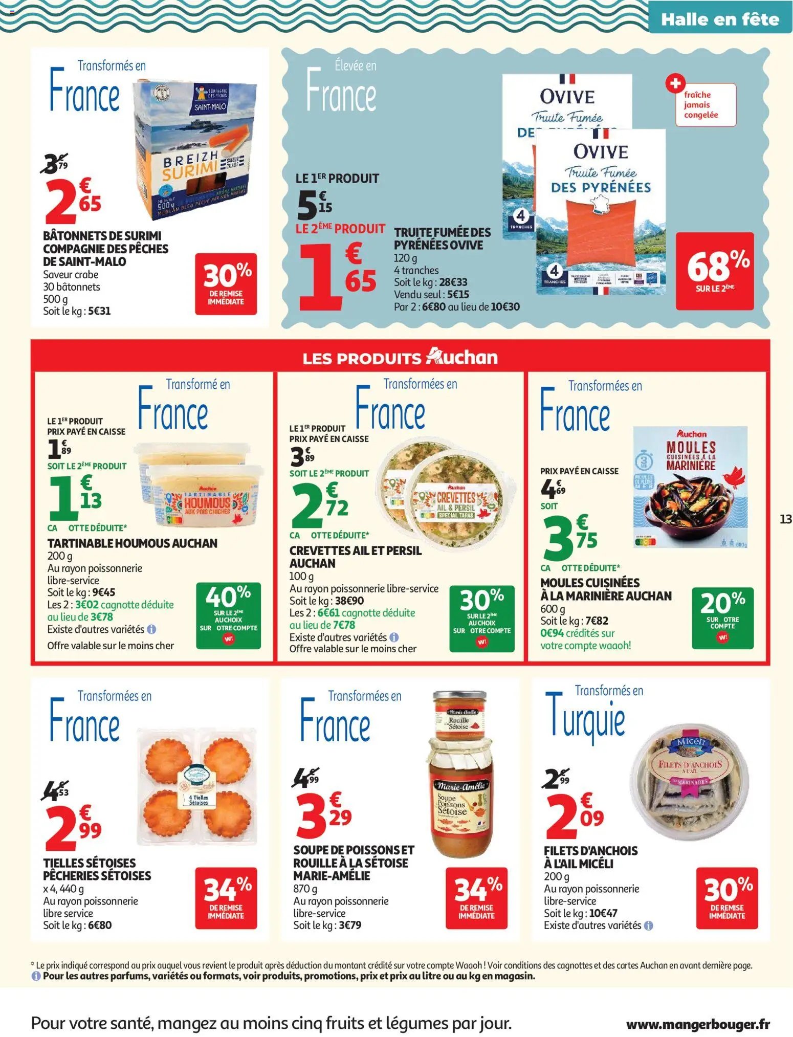 Auchan folder / publicité