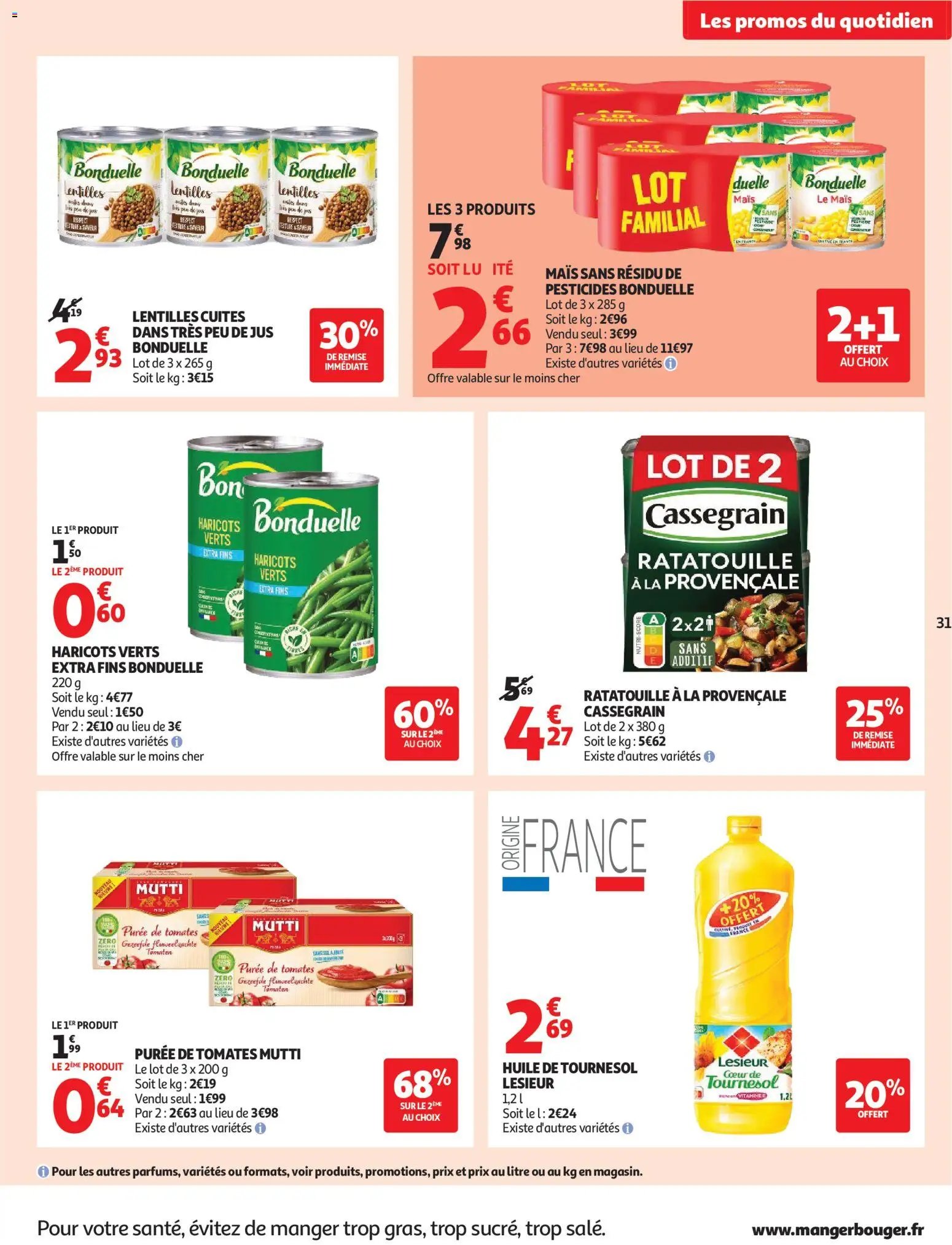 Auchan folder / publicité