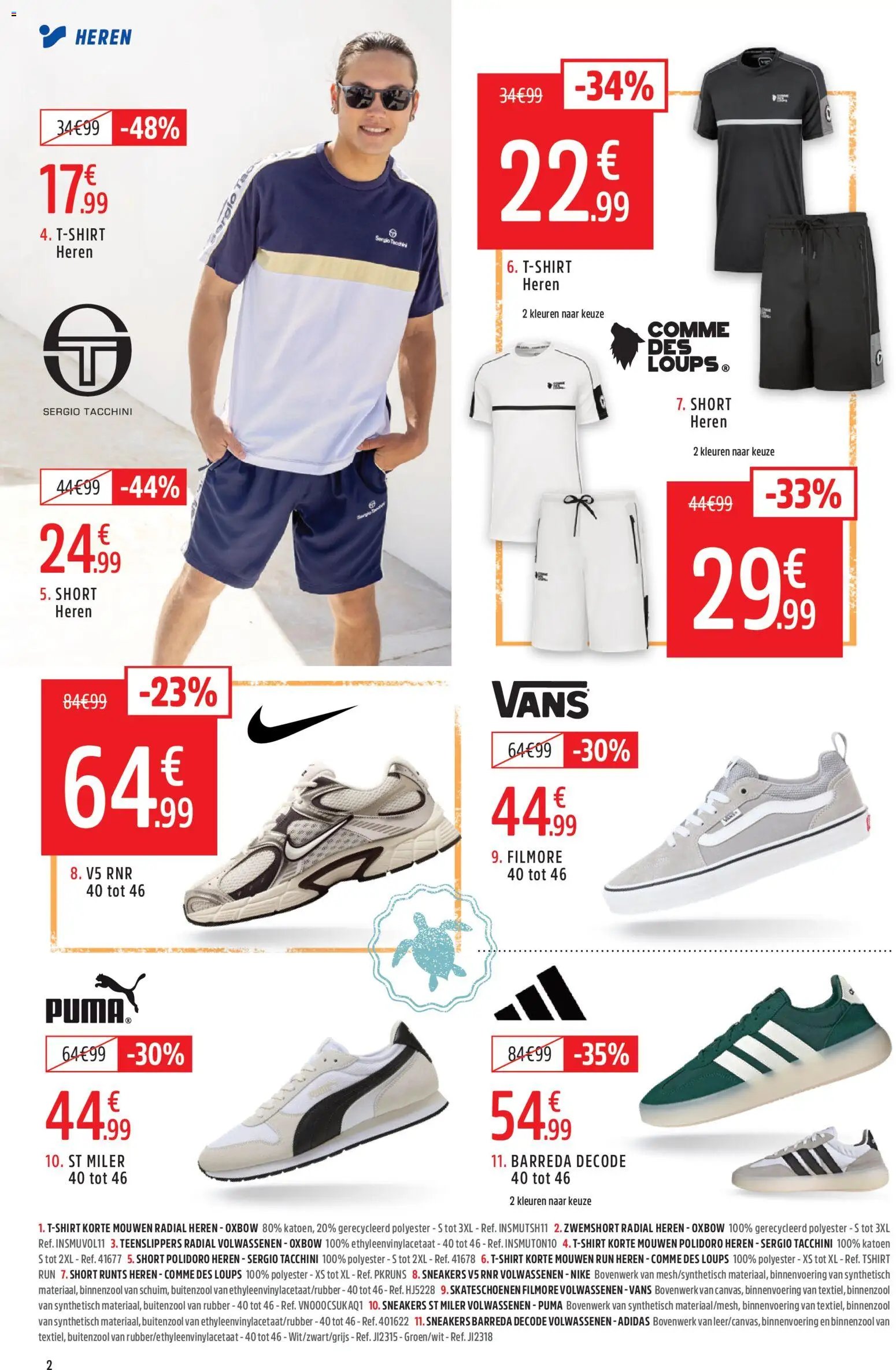 Intersport folder / publicité