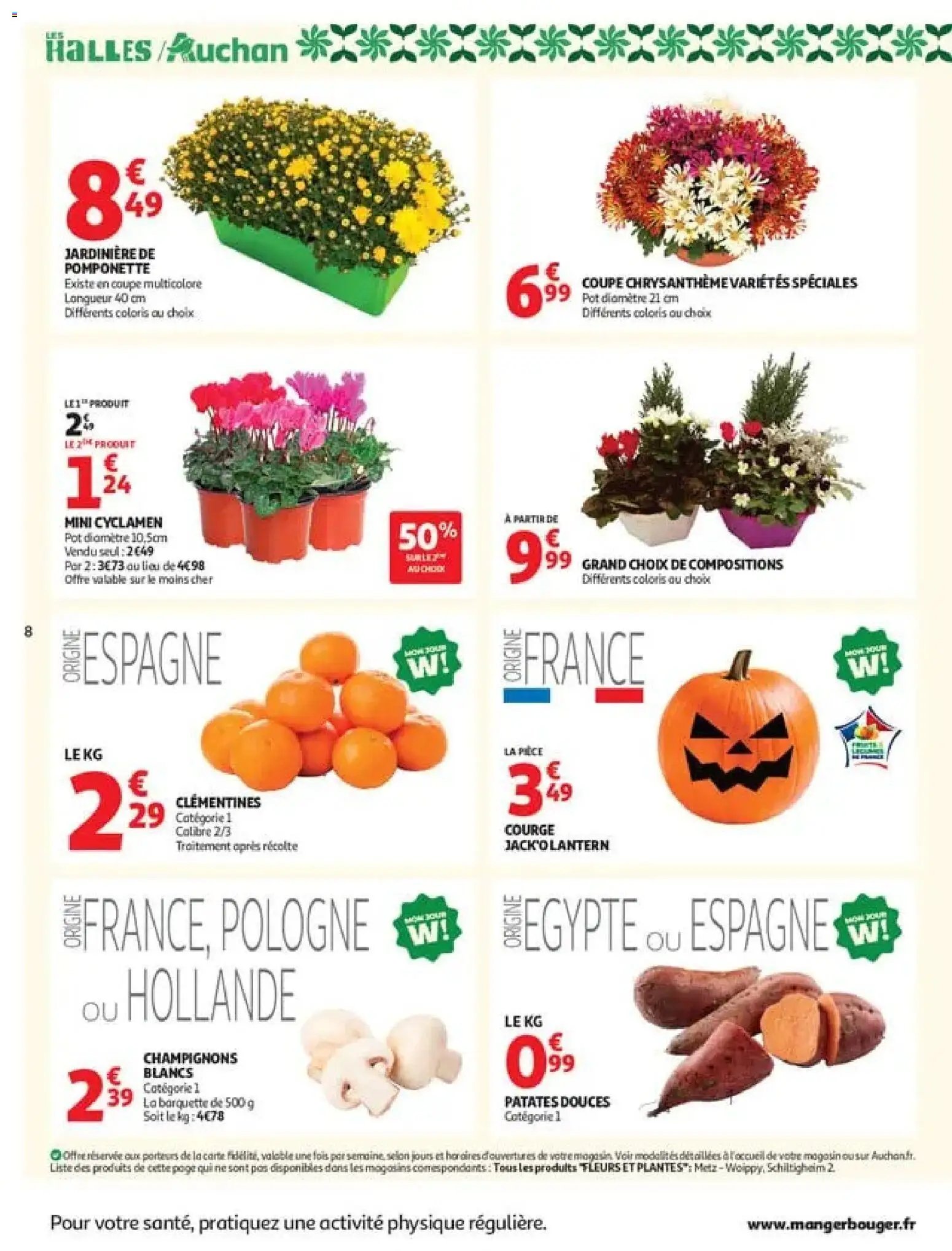Auchan - Automne, Halloween supers