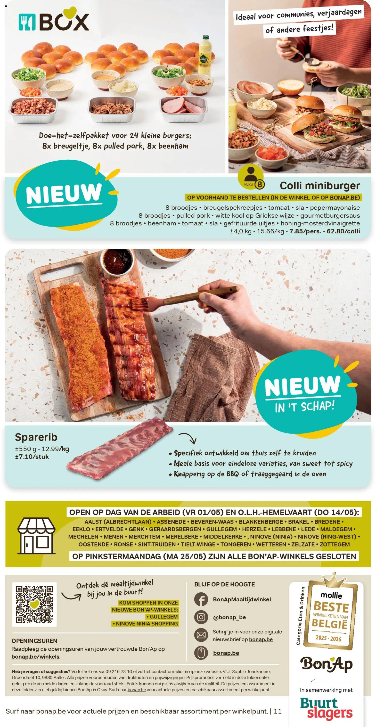 Bon Ap folder/publicité