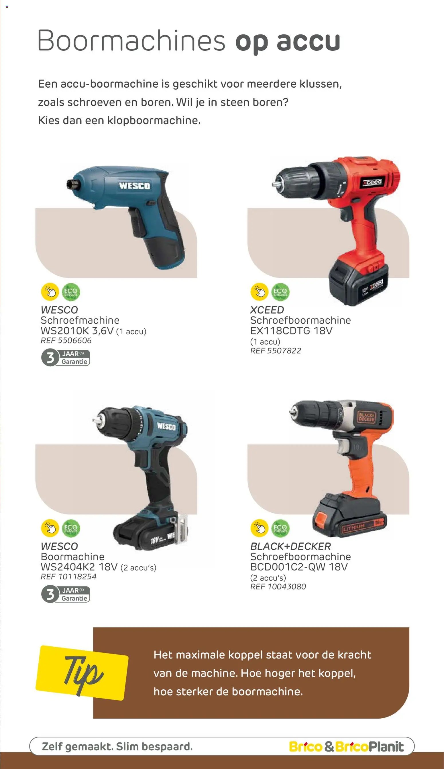 Brico powertools-catalogus