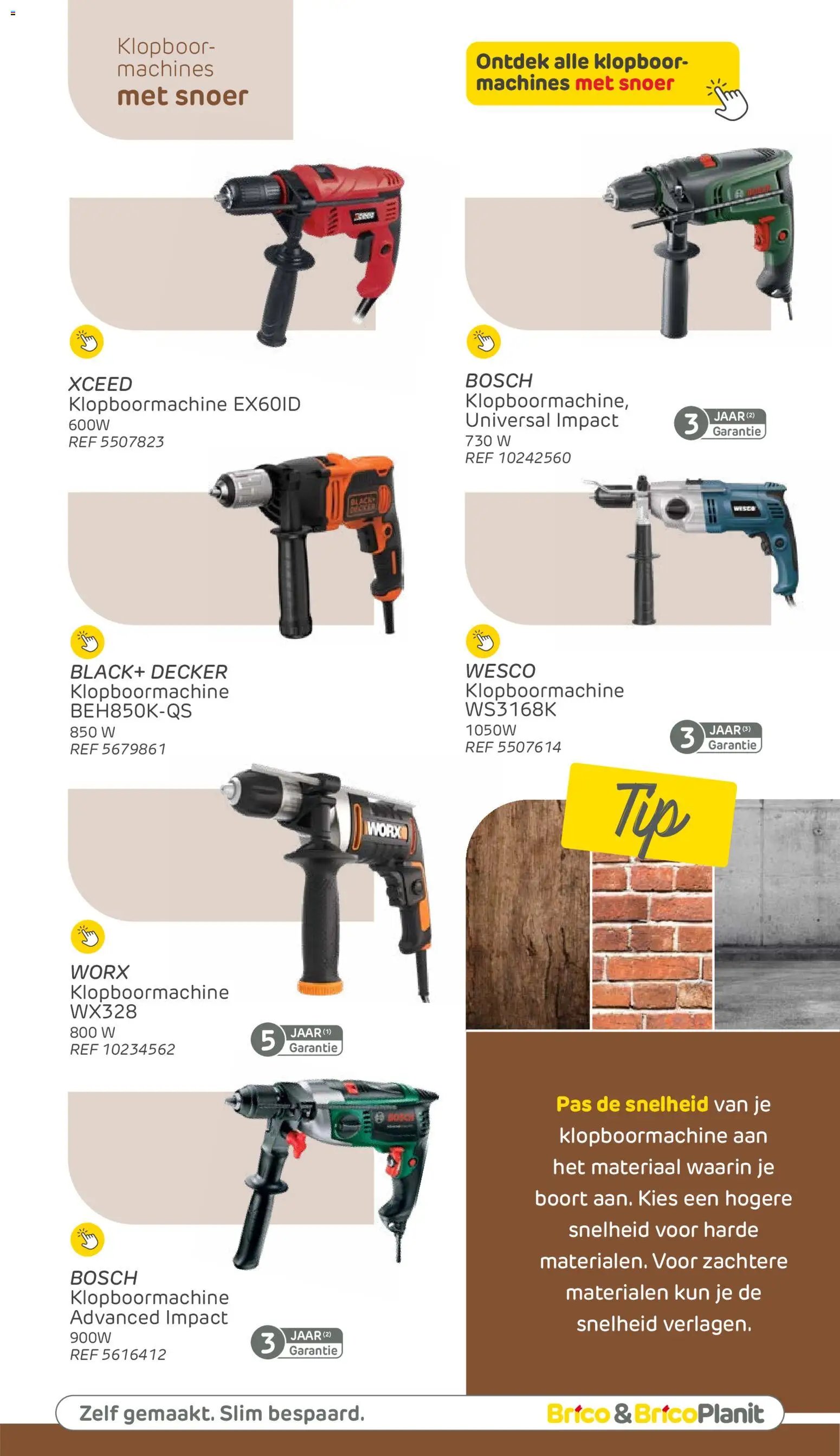 Brico powertools-catalogus