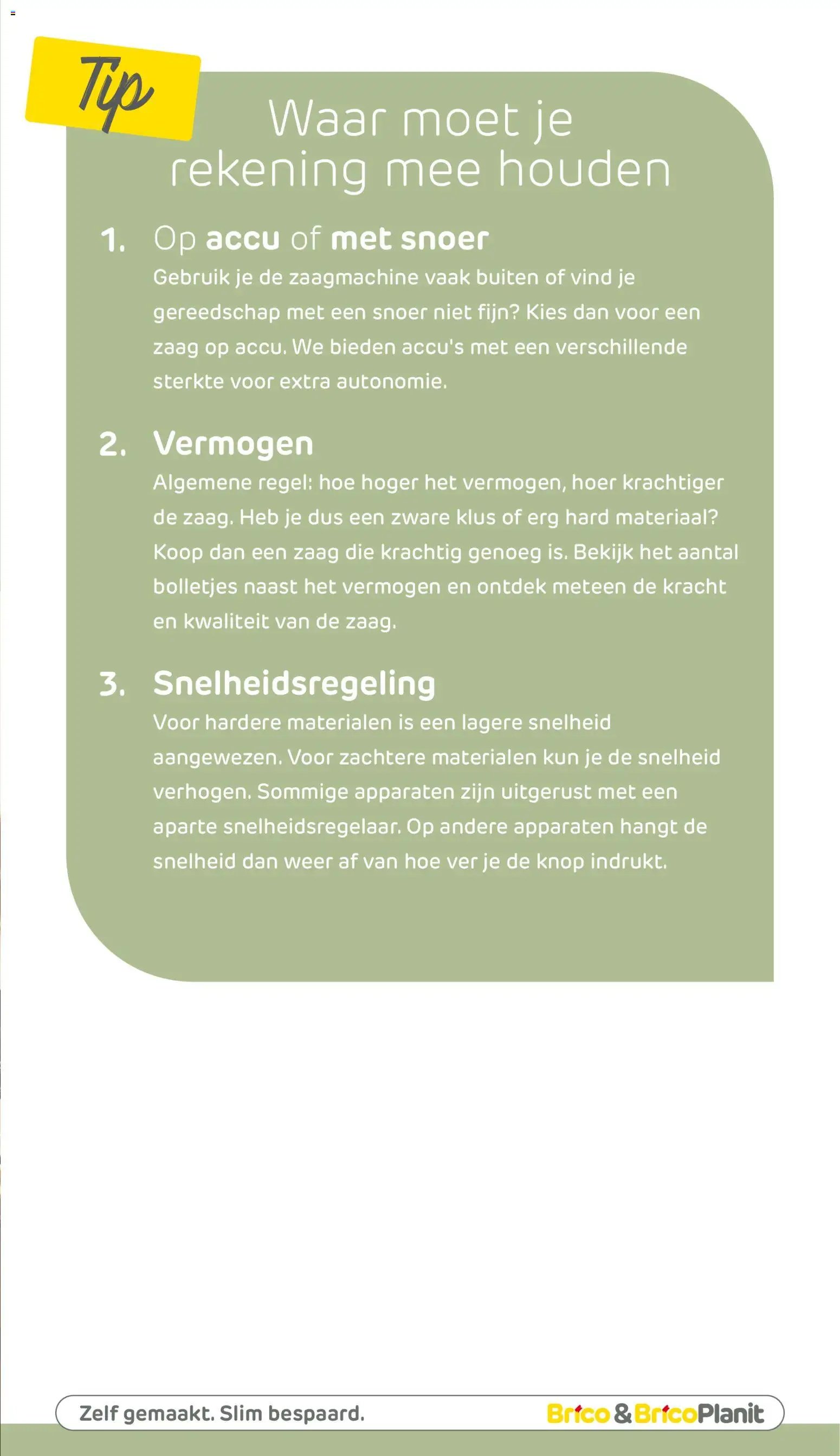 Brico powertools-catalogus