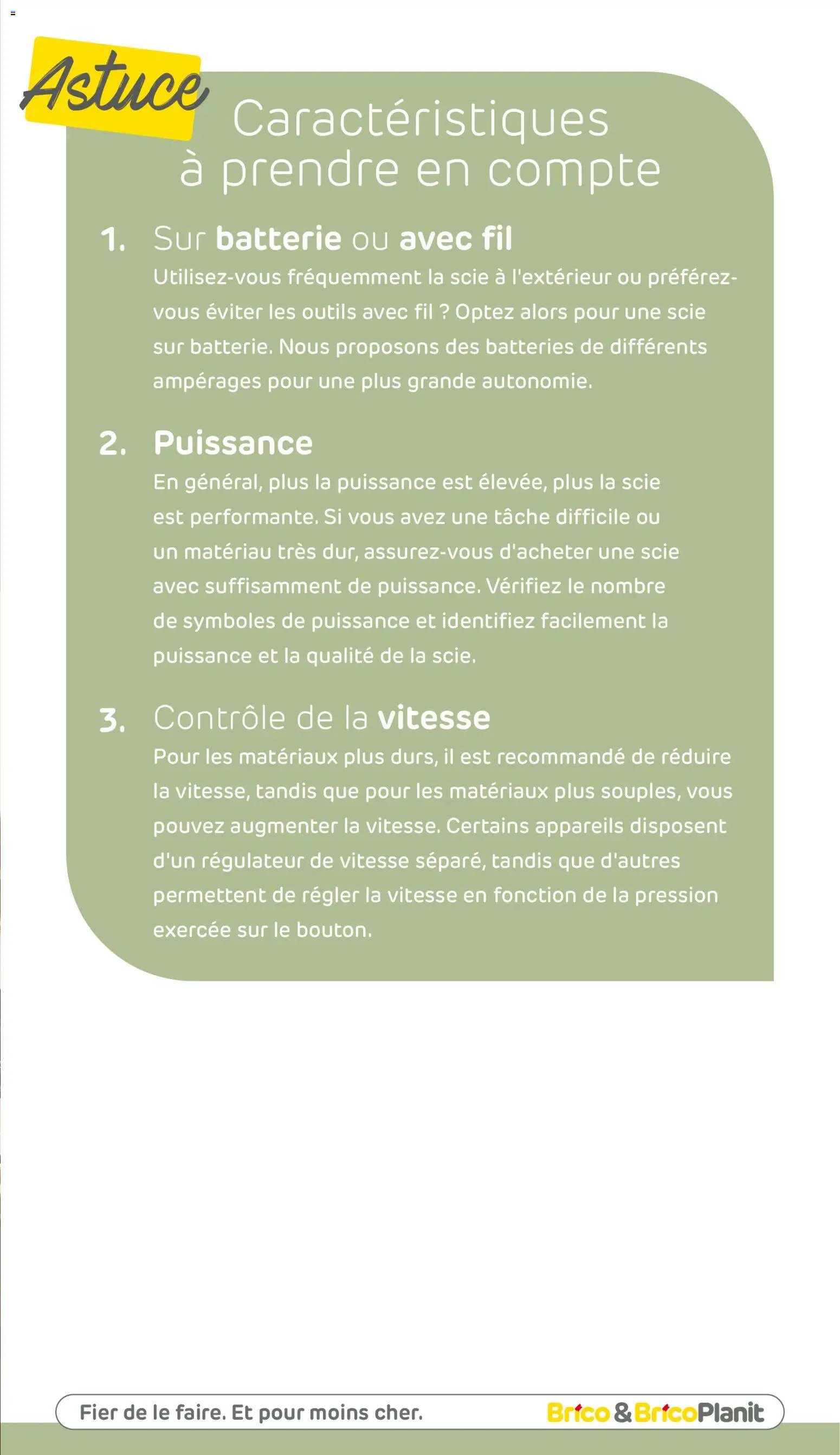 Brico catalogue powertools