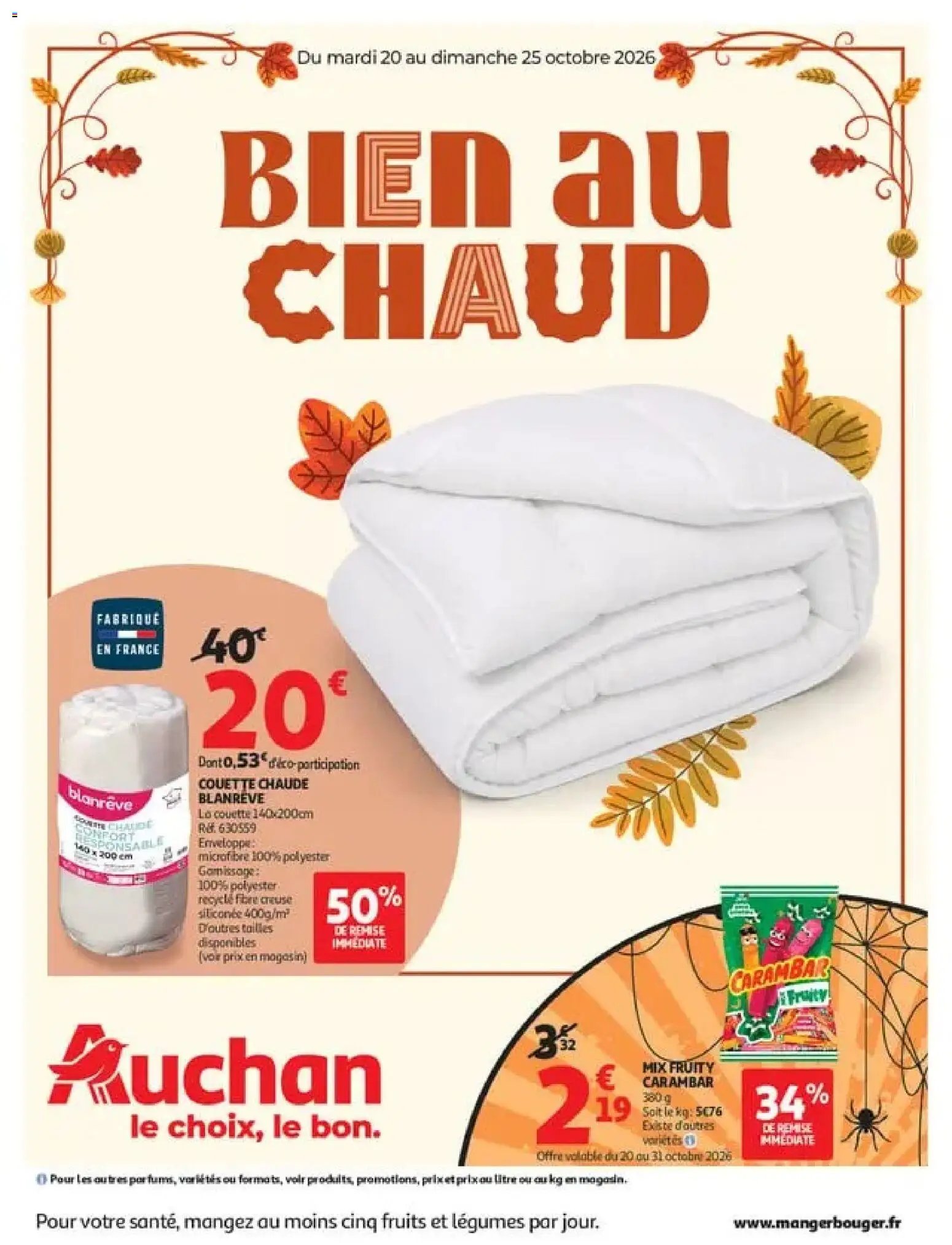Auchan - Automne, Halloween hypers