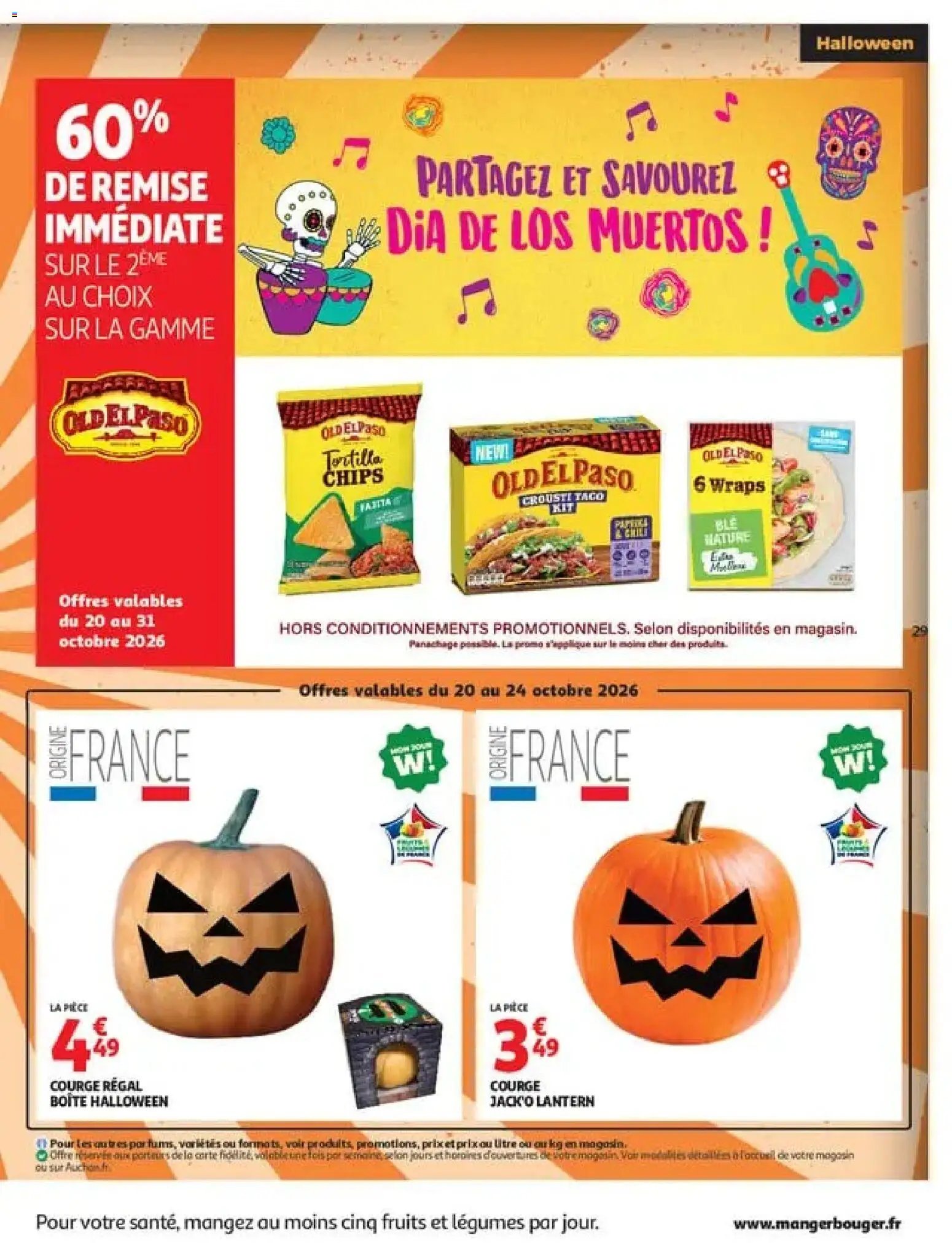 Auchan - Automne, Halloween hypers