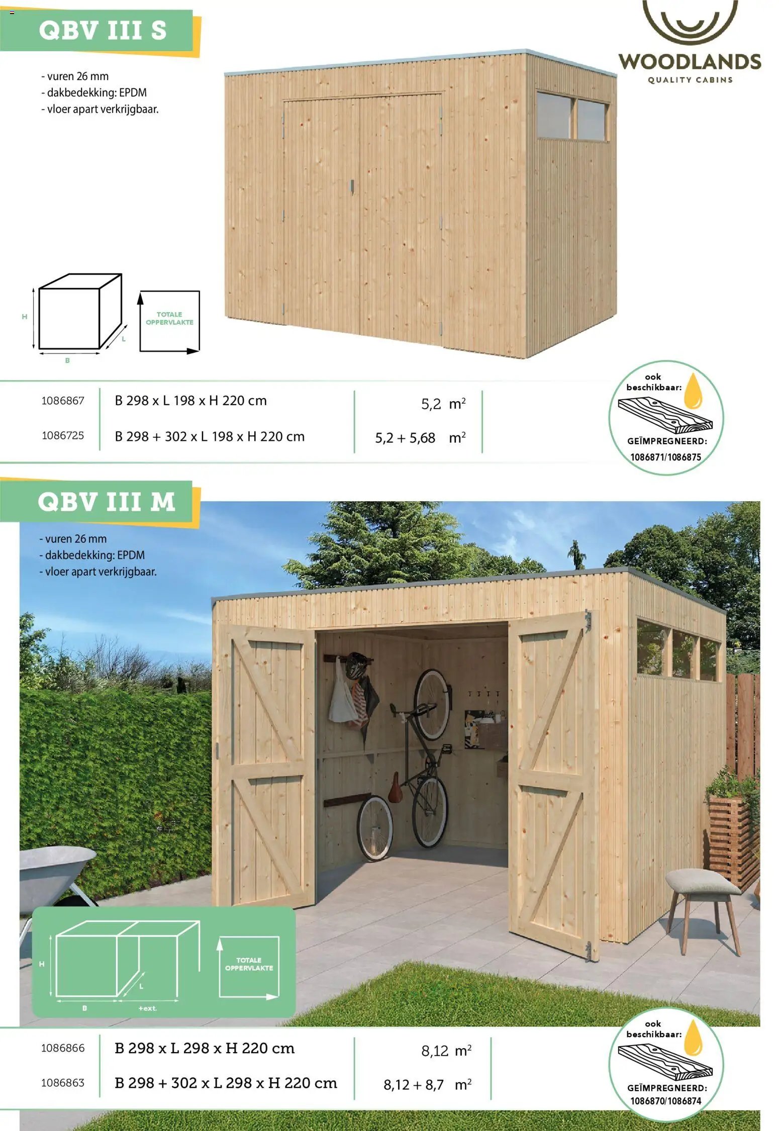 Hubo - Tuinhuis catalogus