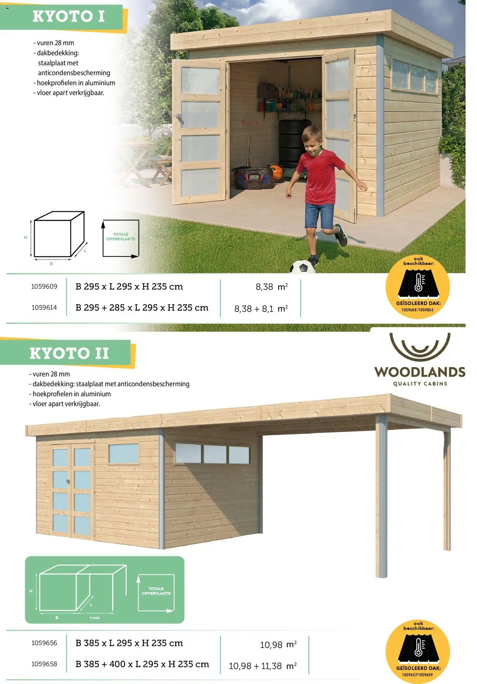 Hubo - Tuinhuis catalogus