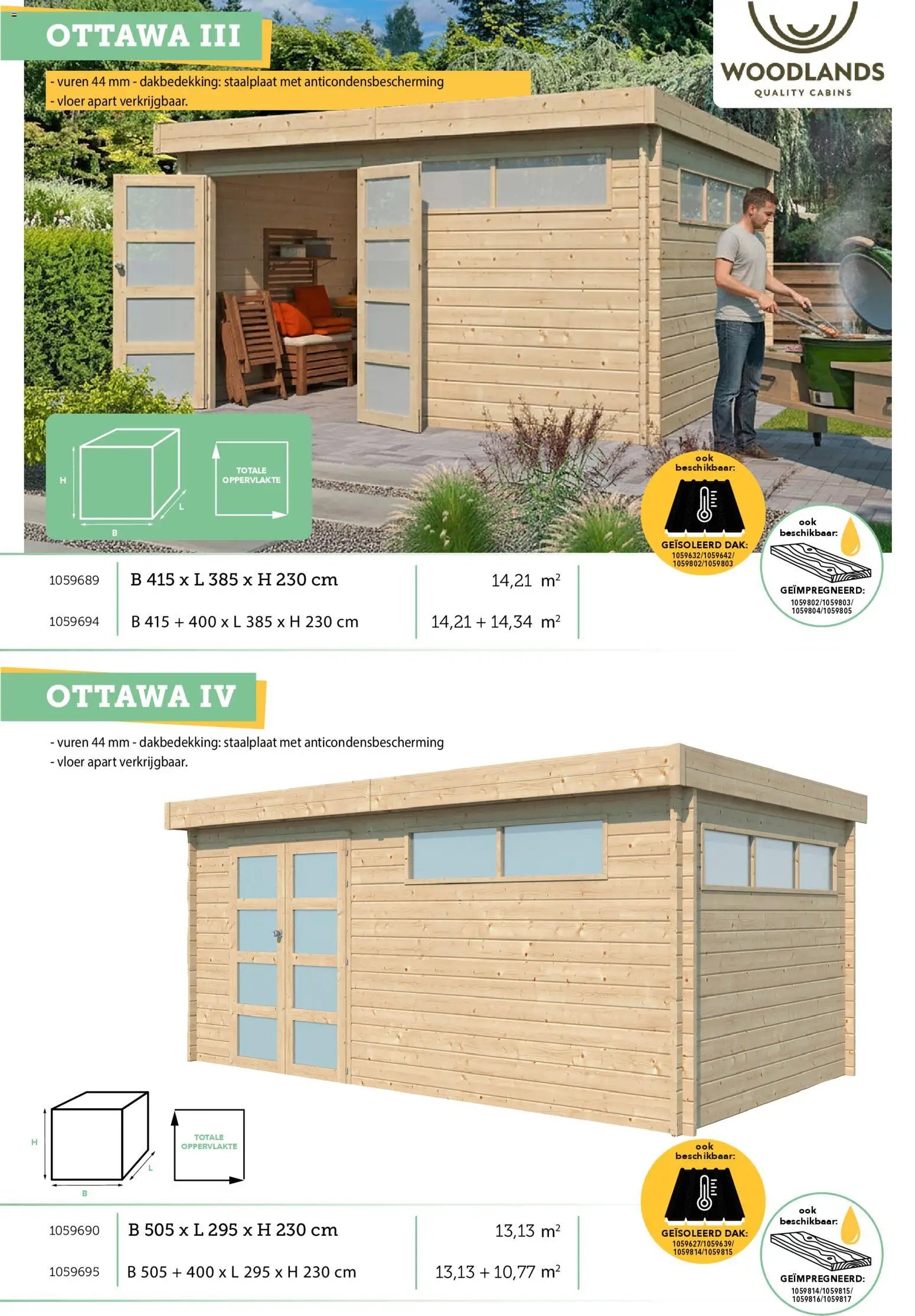 Hubo - Tuinhuis catalogus