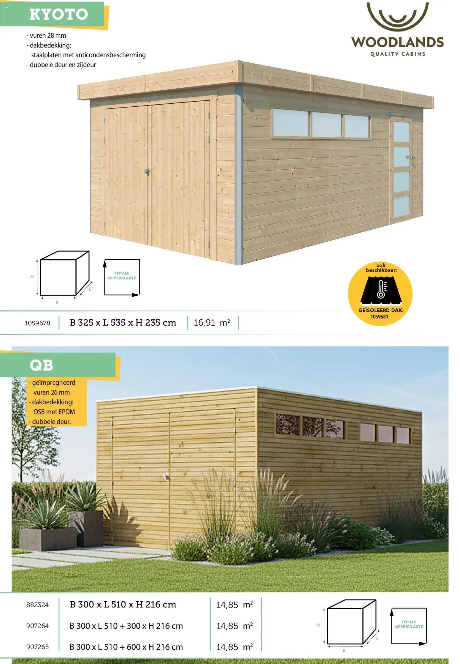 Hubo - Tuinhuis catalogus