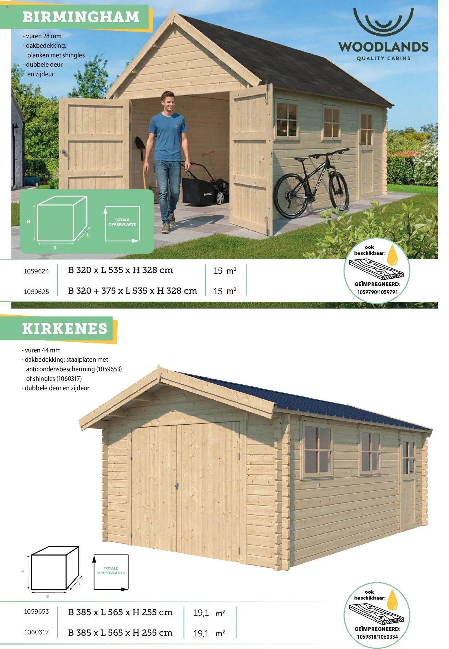 Hubo - Tuinhuis catalogus
