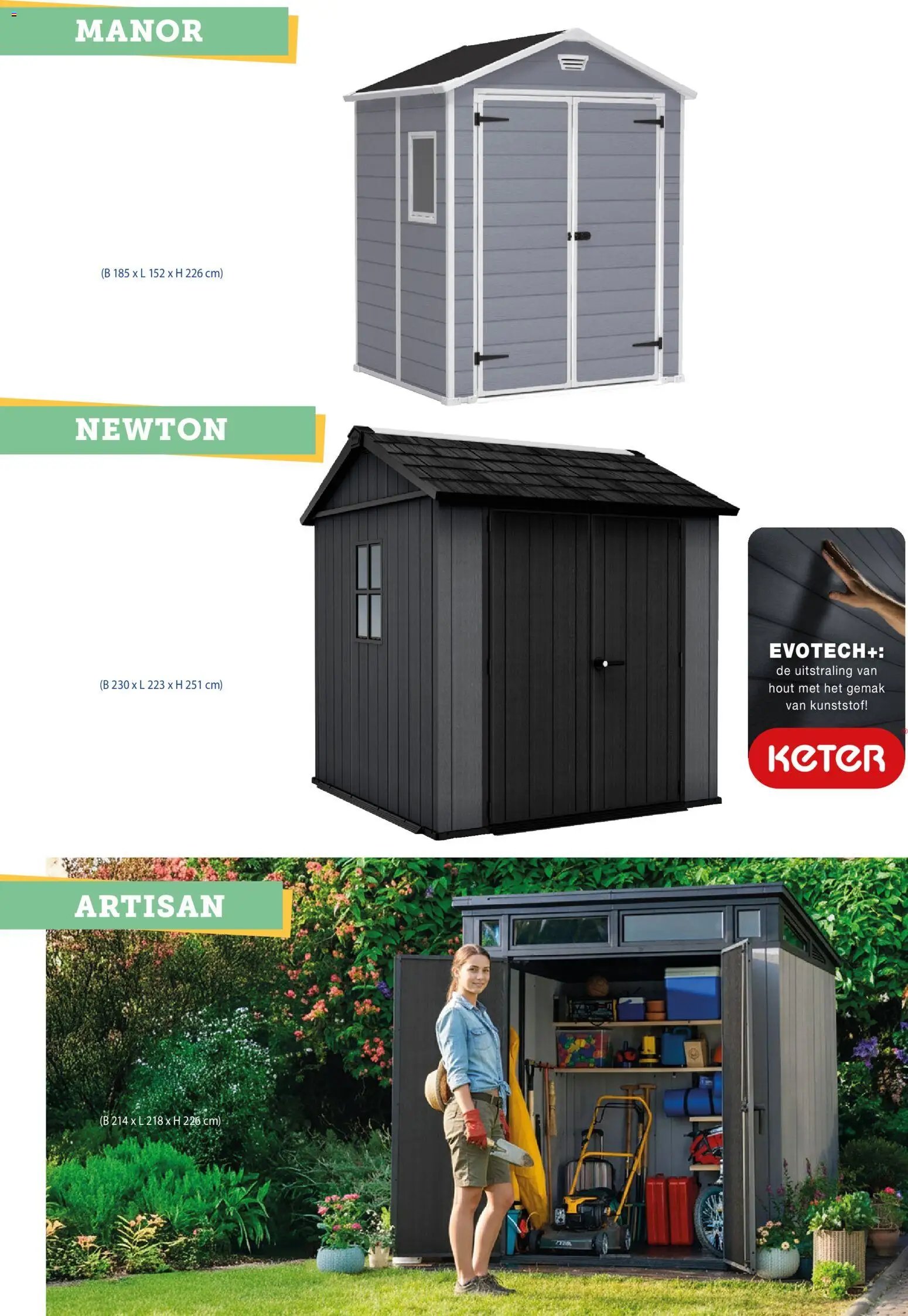Hubo - Tuinhuis catalogus
