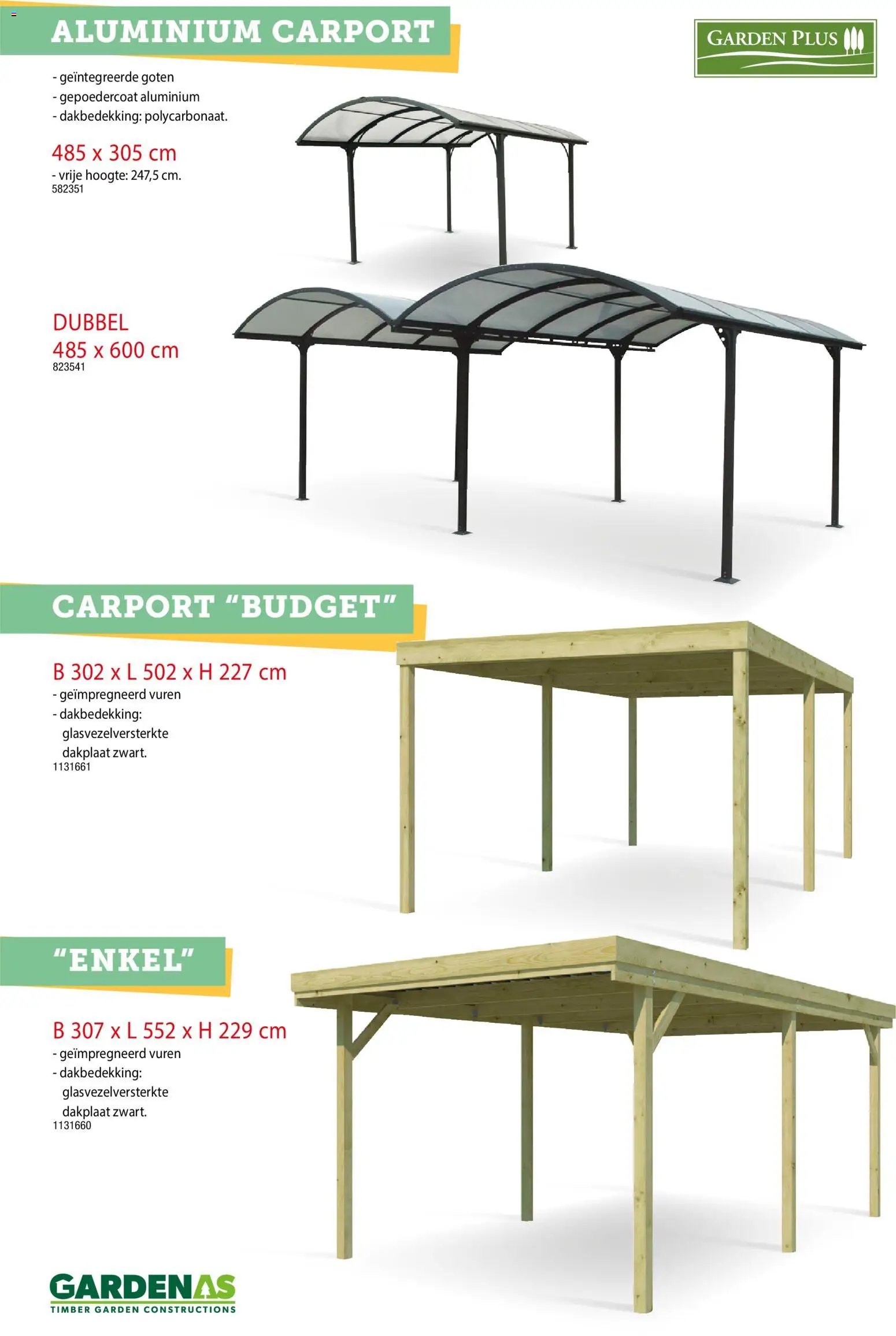 Hubo - Tuinhuis catalogus