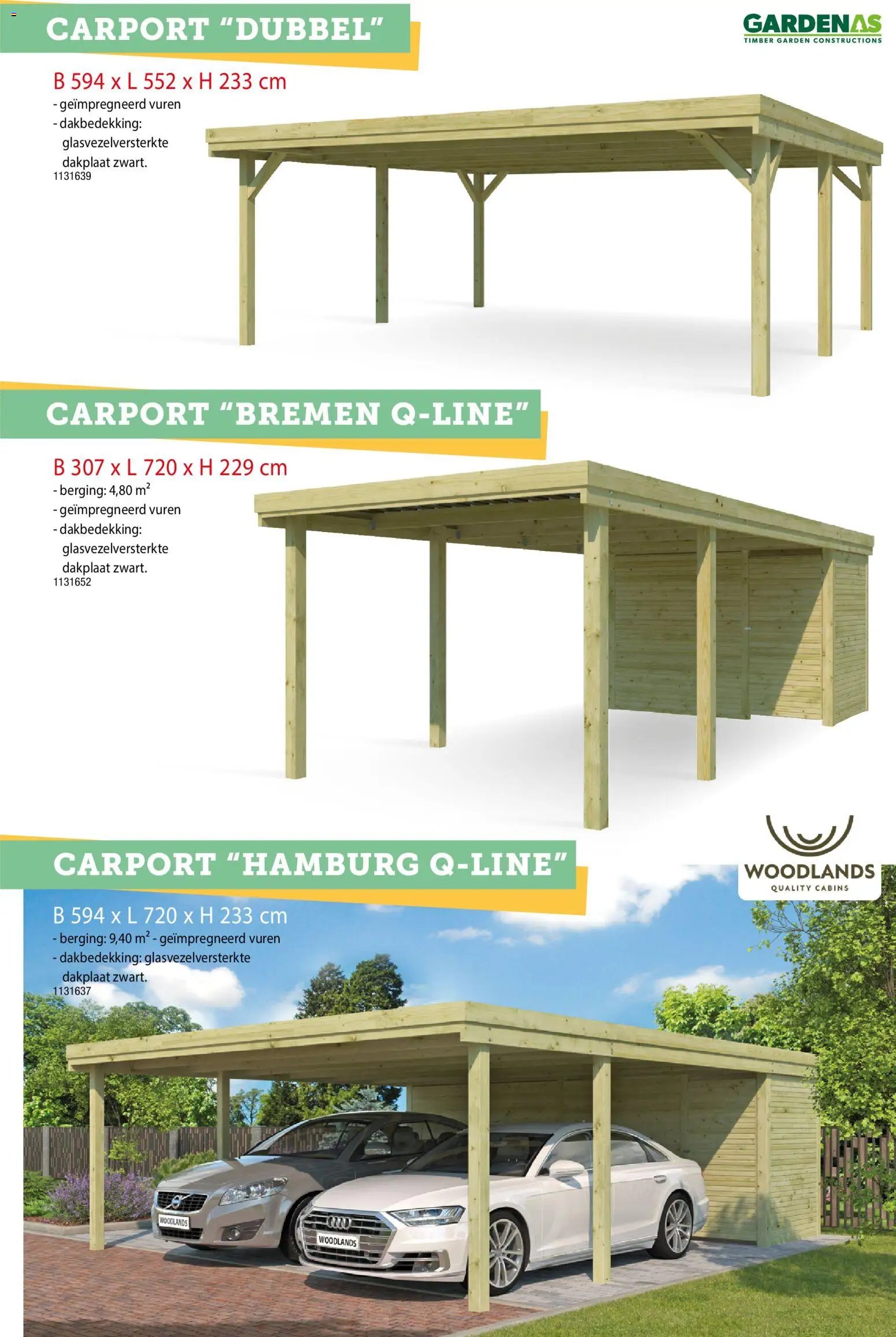 Hubo - Tuinhuis catalogus