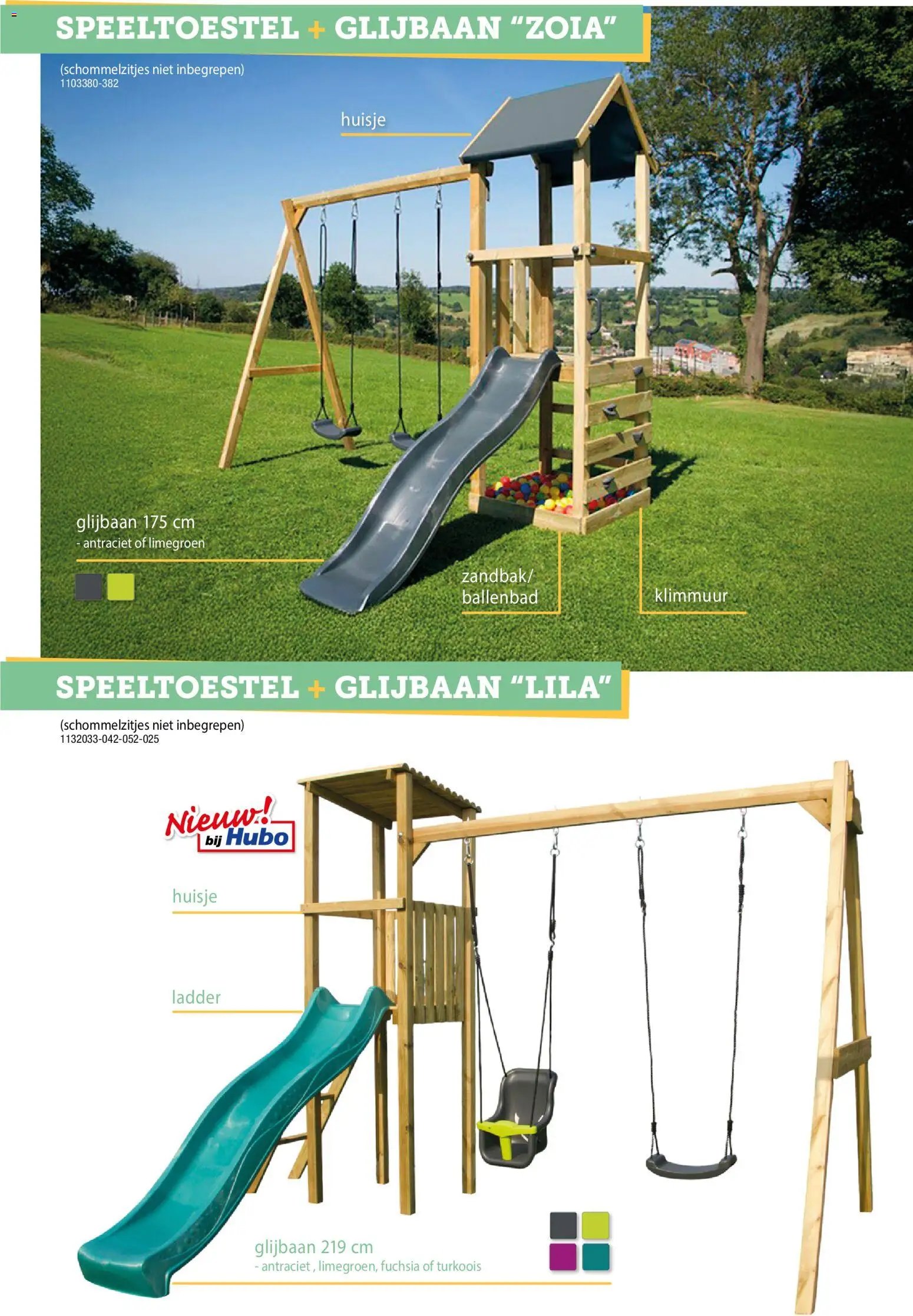 Hubo - Tuinhuis catalogus