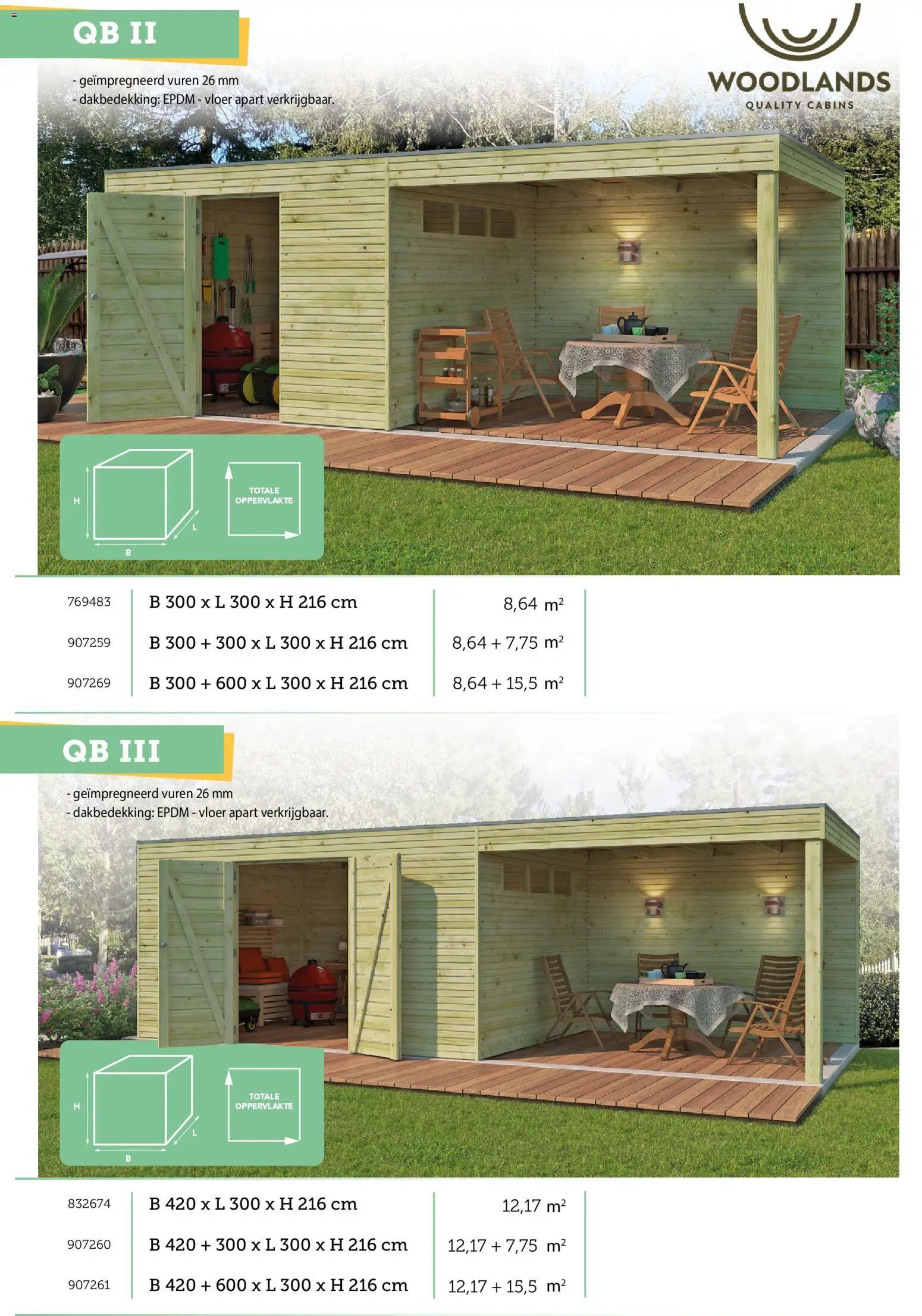 Hubo - Tuinhuis catalogus