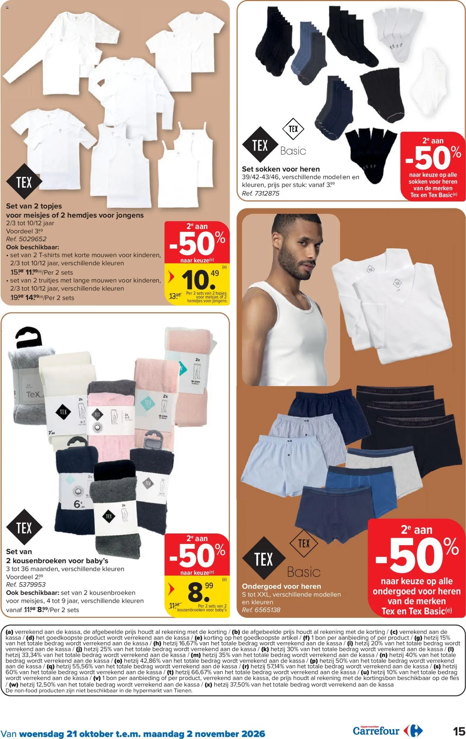 Carrefour Gekleed voor de herfst