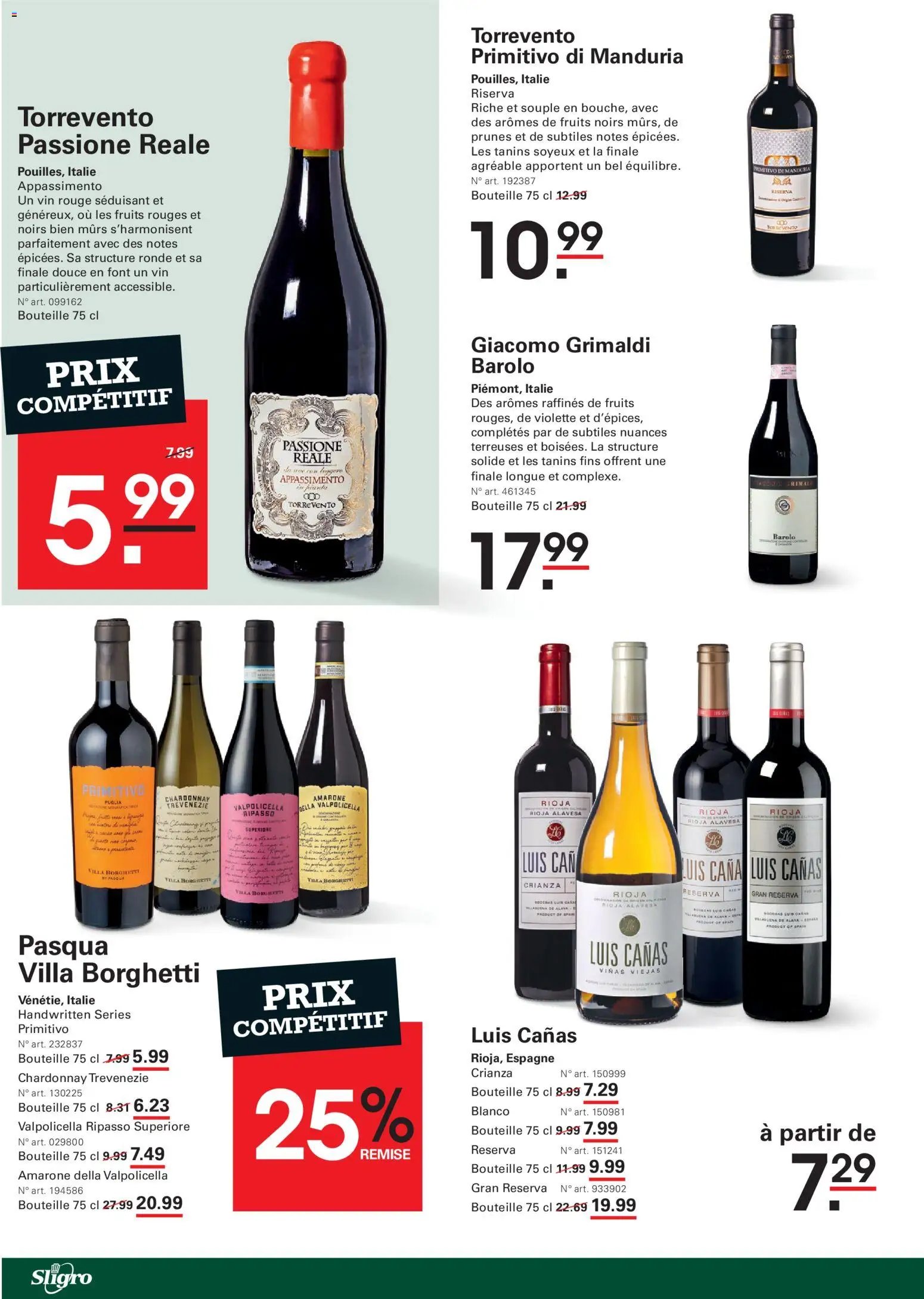 Sligro Vins