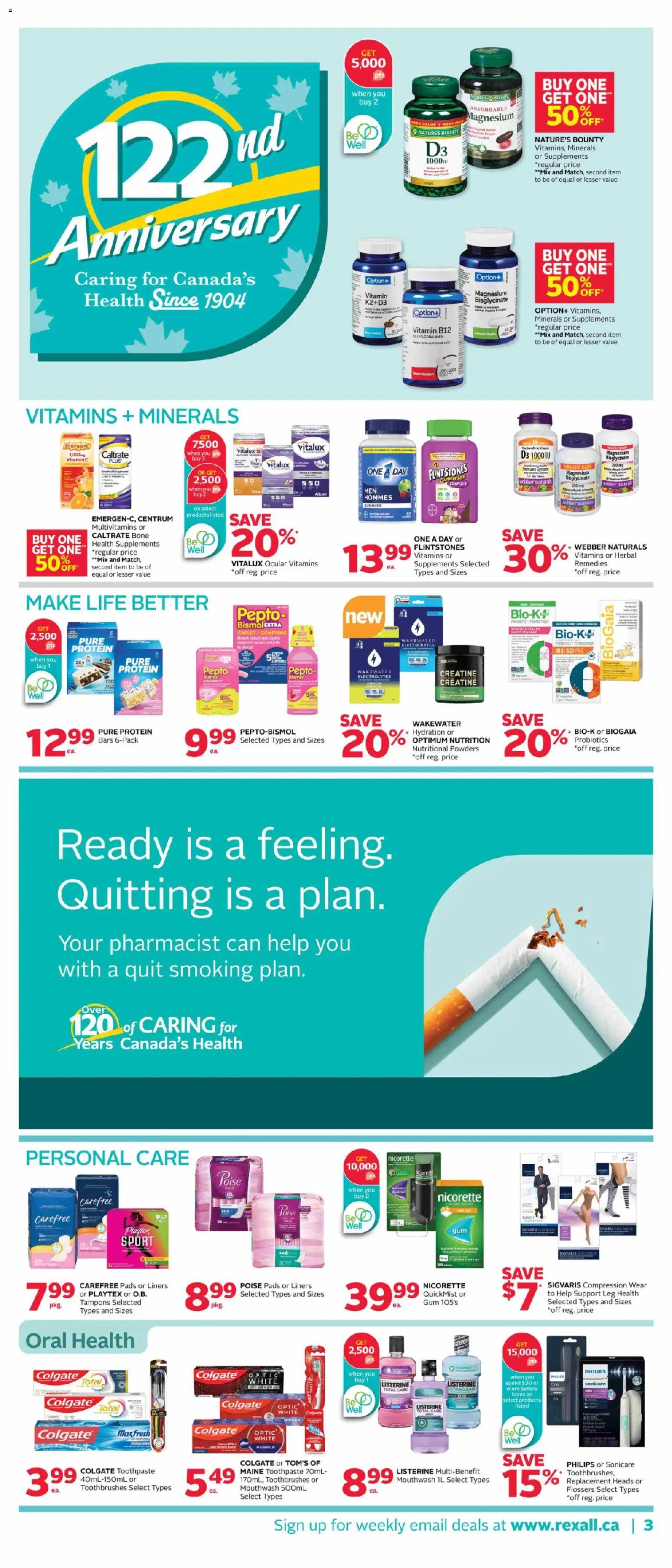 Rexall weekly flyer / circulaire