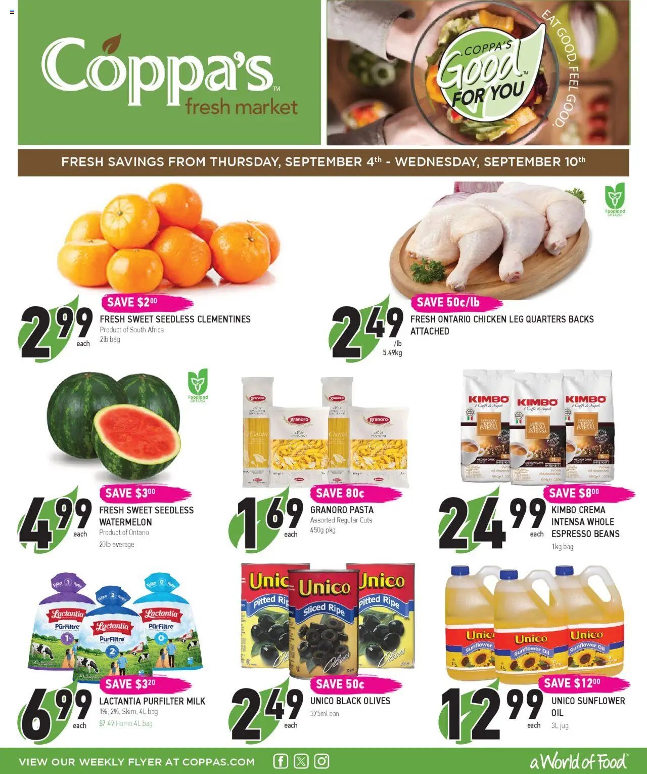Coppas Fresh Market weekly flyer / circulaire (2025-09-04 - 2025-09-10) | 1
