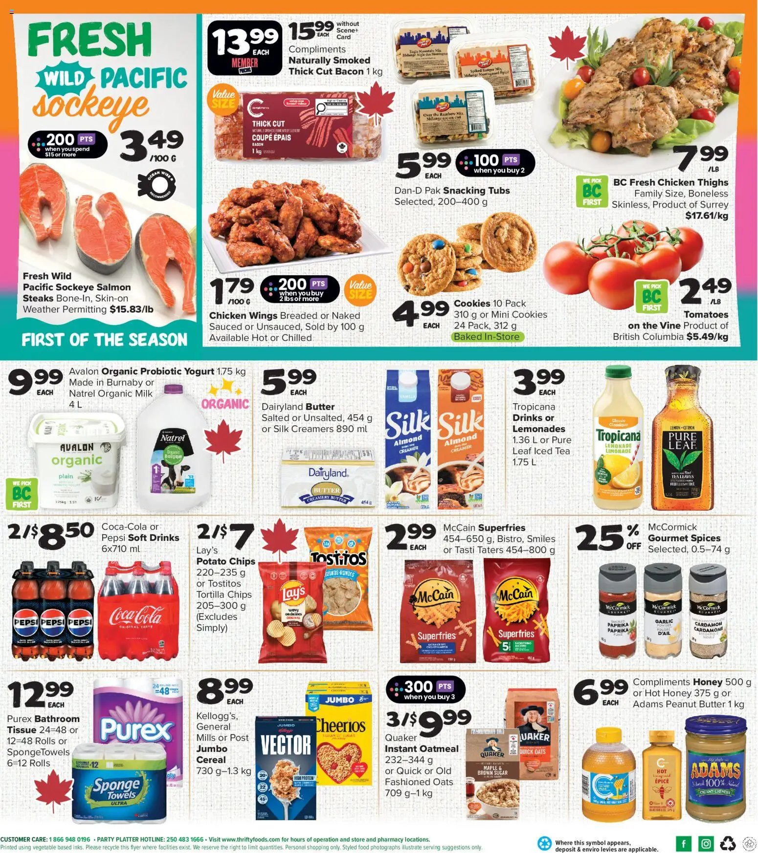 Thrifty Foods weekly flyer / circulaire