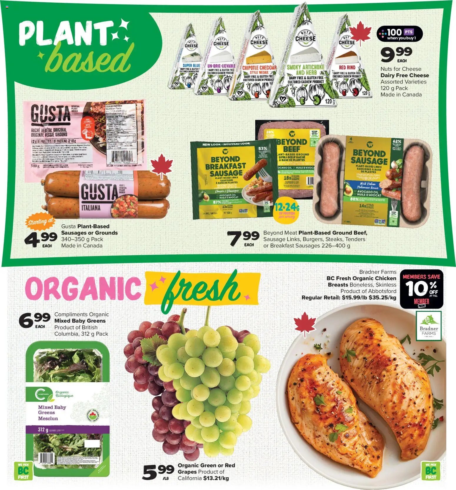 Thrifty Foods weekly flyer / circulaire