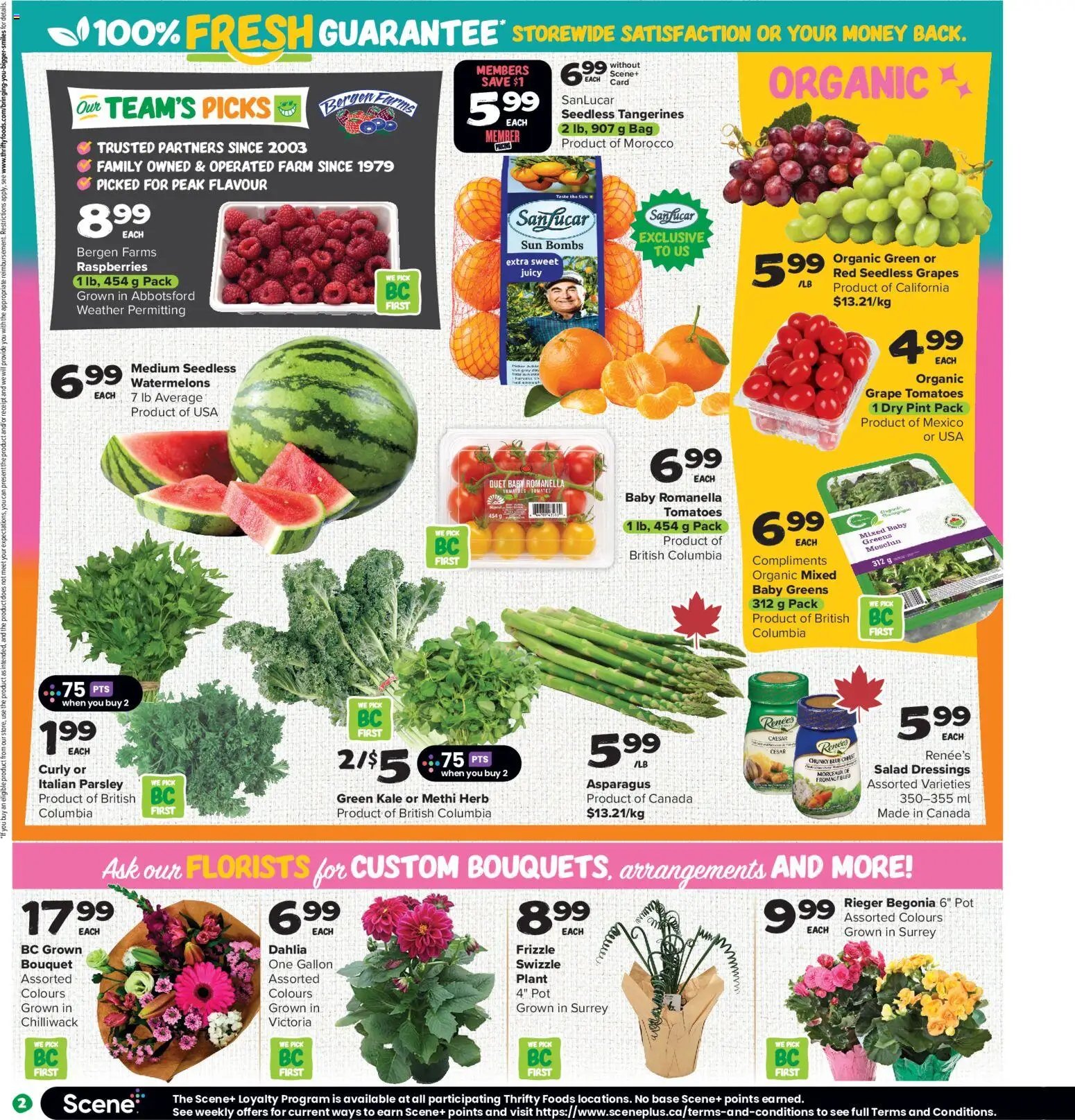 Thrifty Foods weekly flyer / circulaire