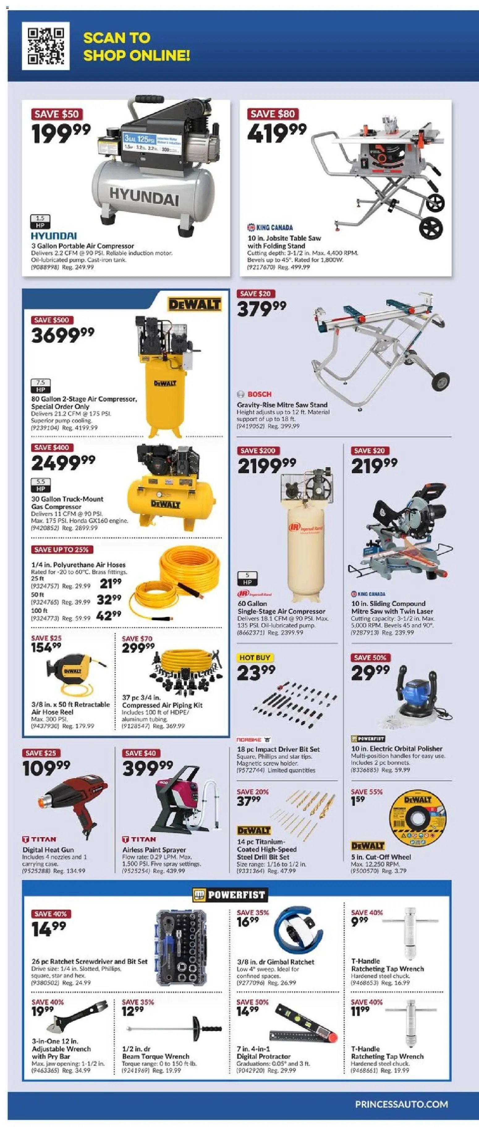 Princess Auto flyer - 2 Week Sale!