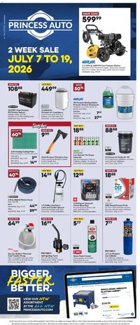 Princess Auto flyer - 2 Week Sale!