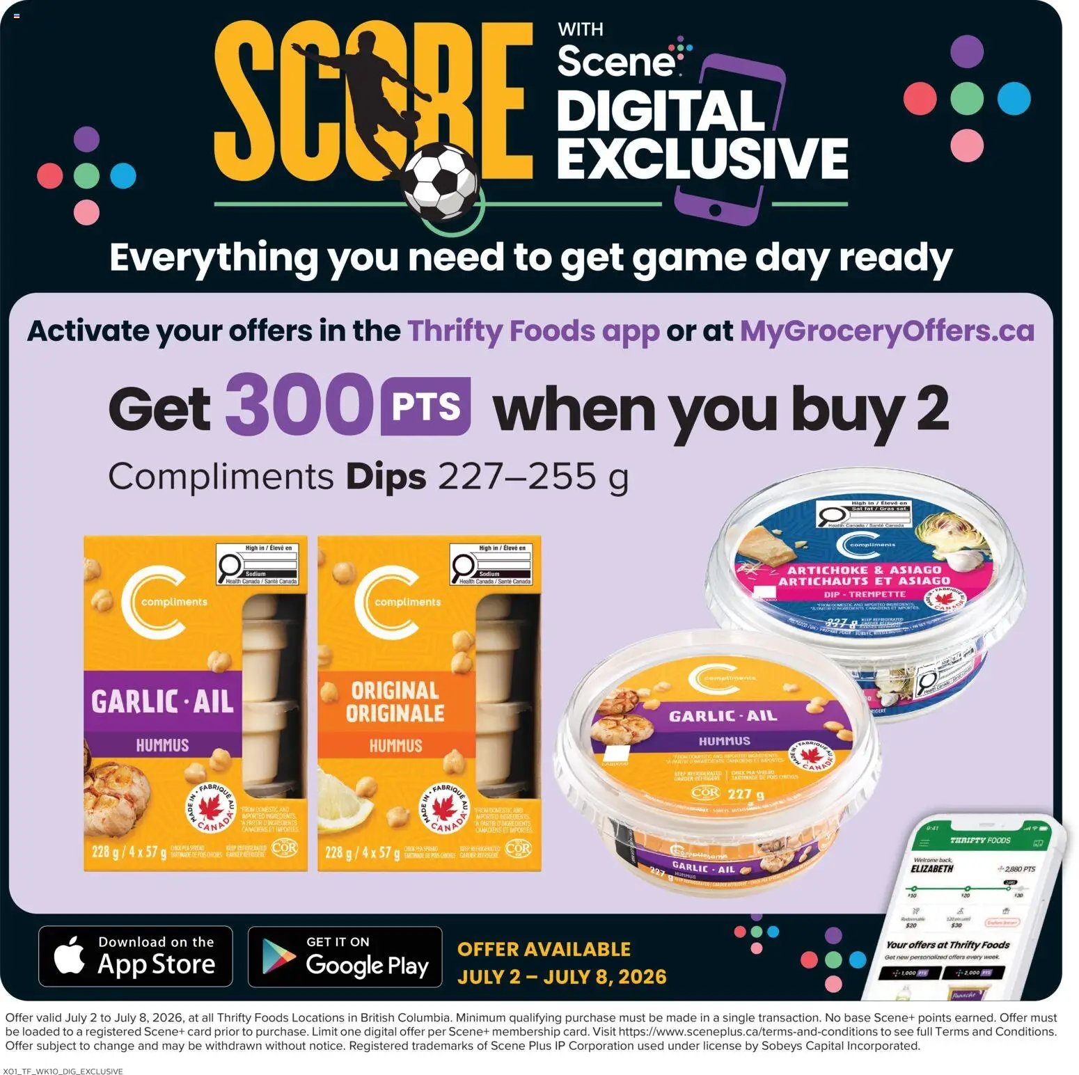 Thrifty Foods weekly flyer / circulaire