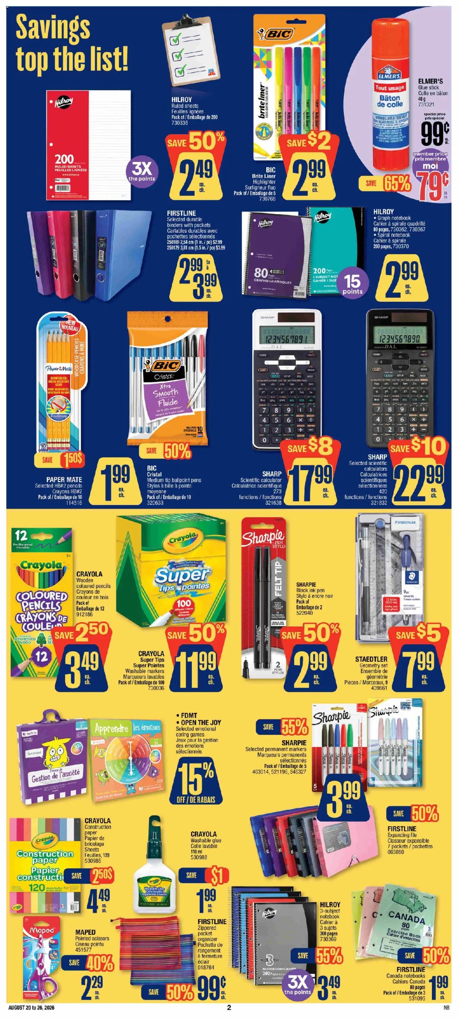 Jean Coutu - School Booklet