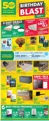 Kent weekly flyer - NB