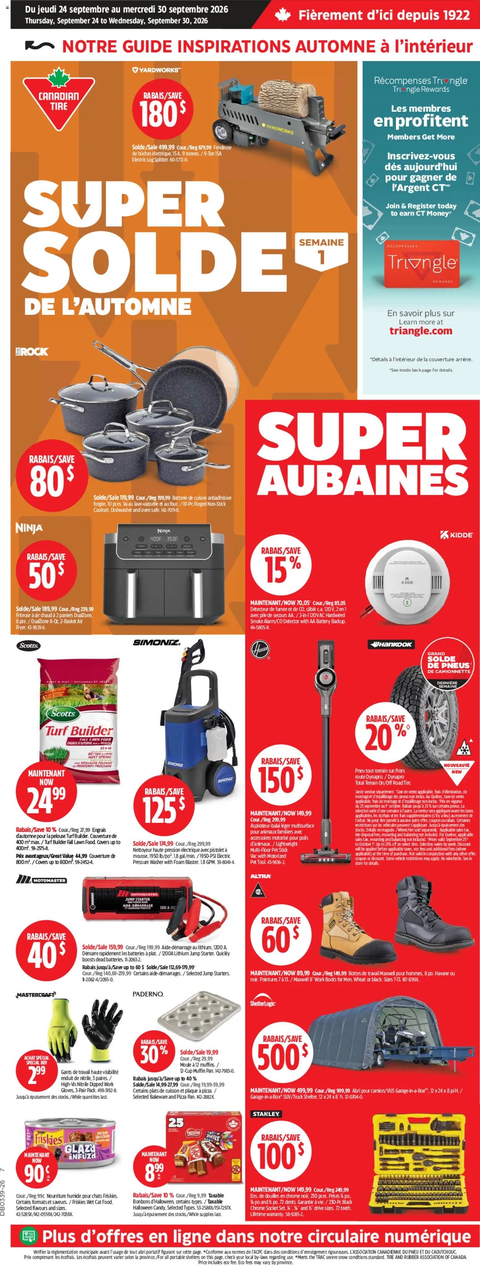 Canadian Tire circulaire - Super solde
