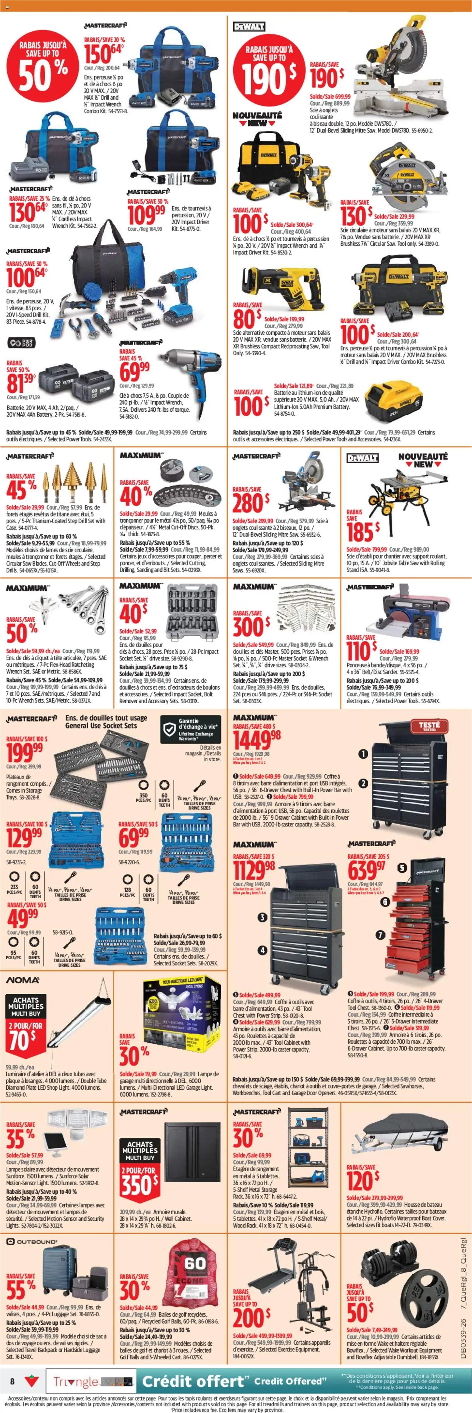 Canadian Tire circulaire - Super solde